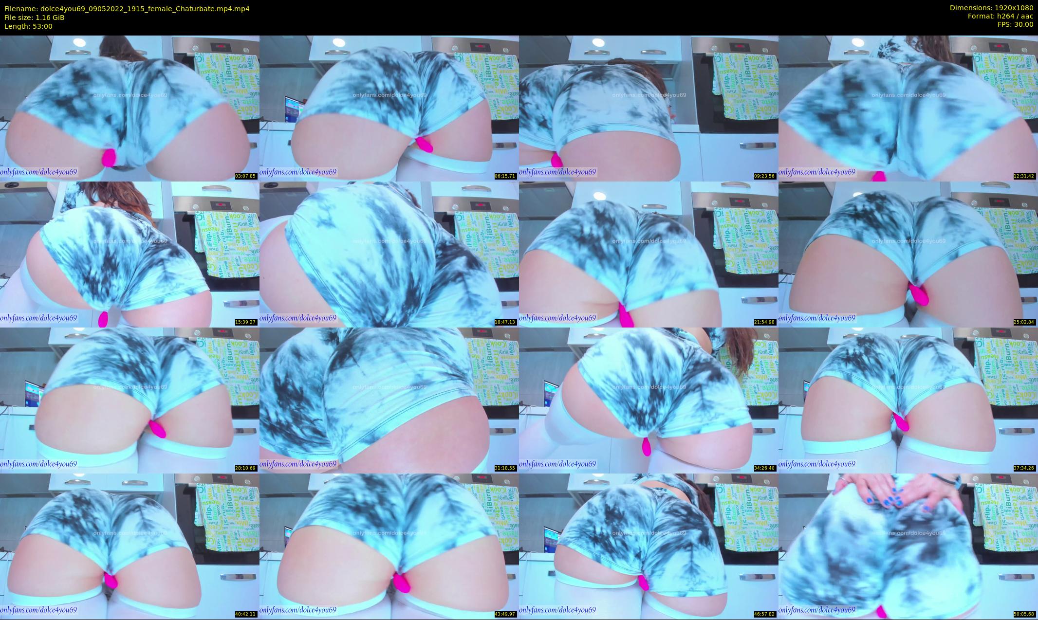 dolce4you69 — 53 minute Chaturbate female cam show recording, 1080p, May 9, 2022