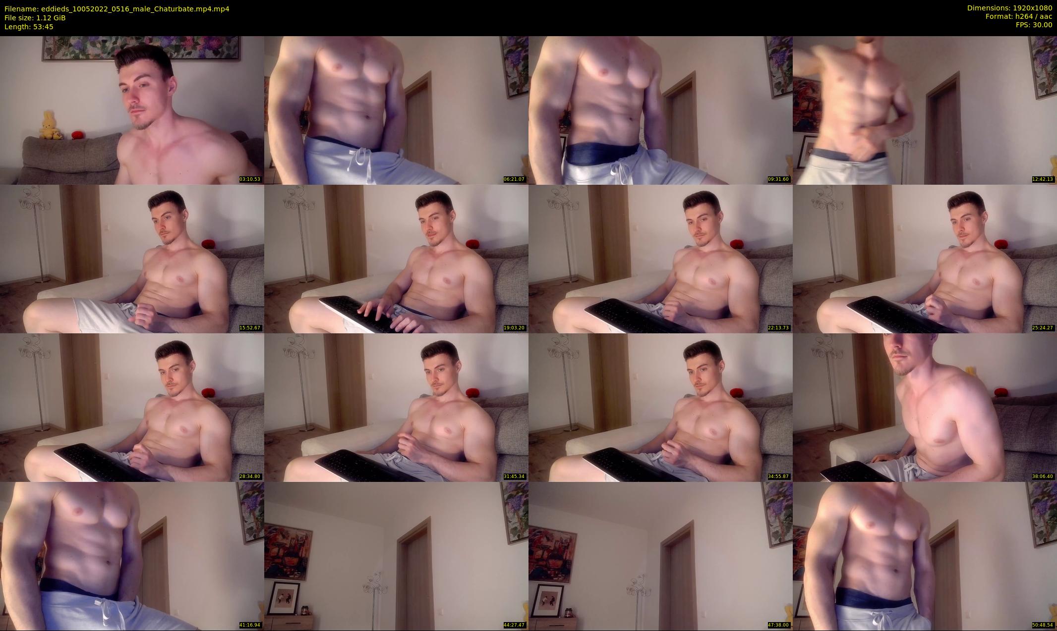 eddieds — 54 minute Chaturbate male cam show recording, 1080p, May 10, 2022