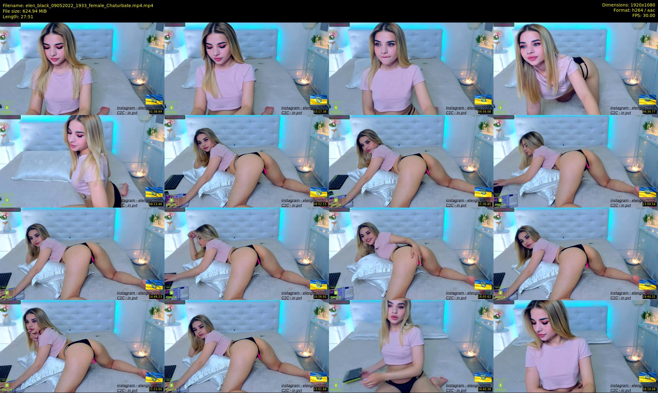 elen_black — 28 minute Chaturbate female cam show recording, 1080p, May 9, 2022