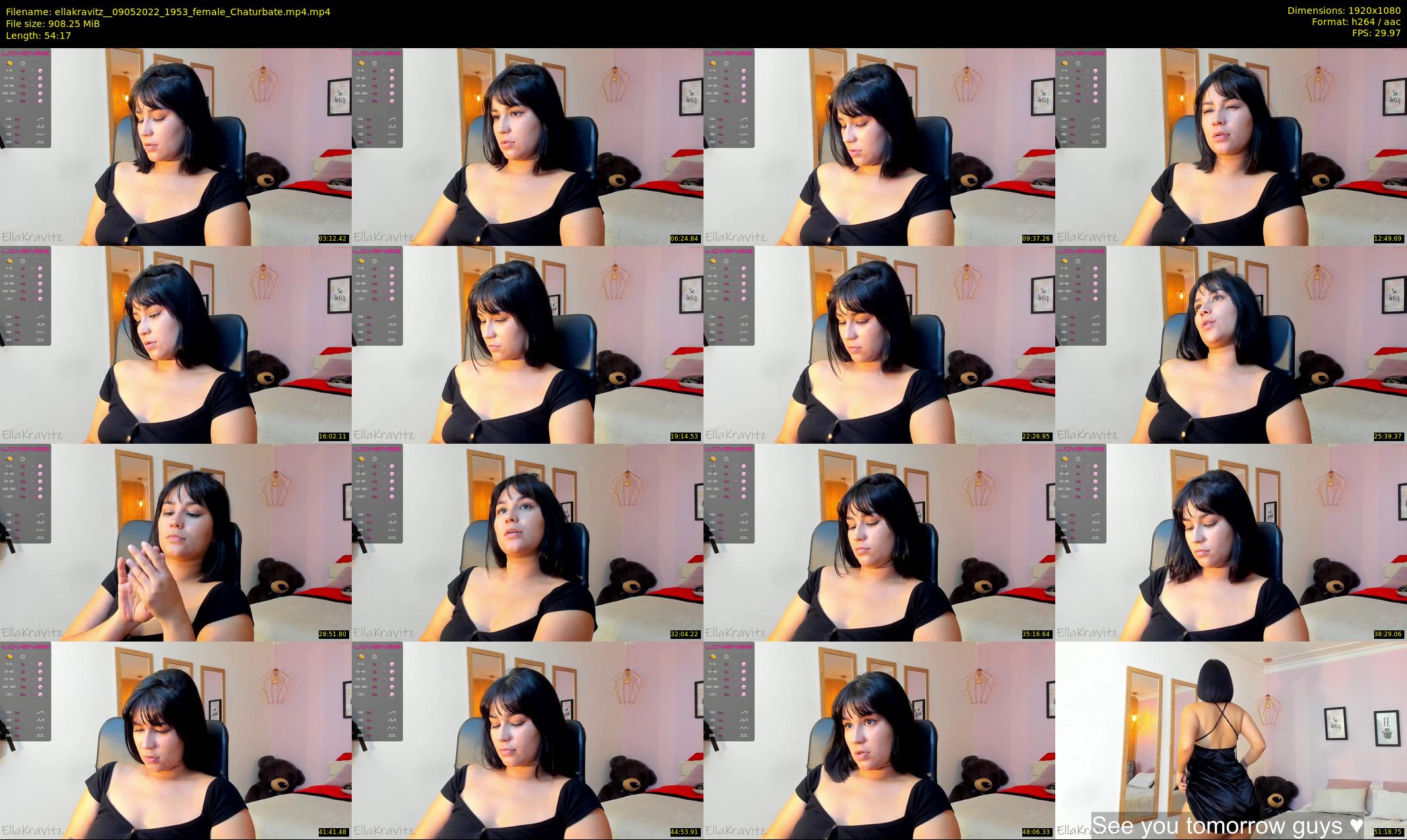 ellakravitz_ — 55 minute Chaturbate female cam show recording, 1080p, May 9, 2022