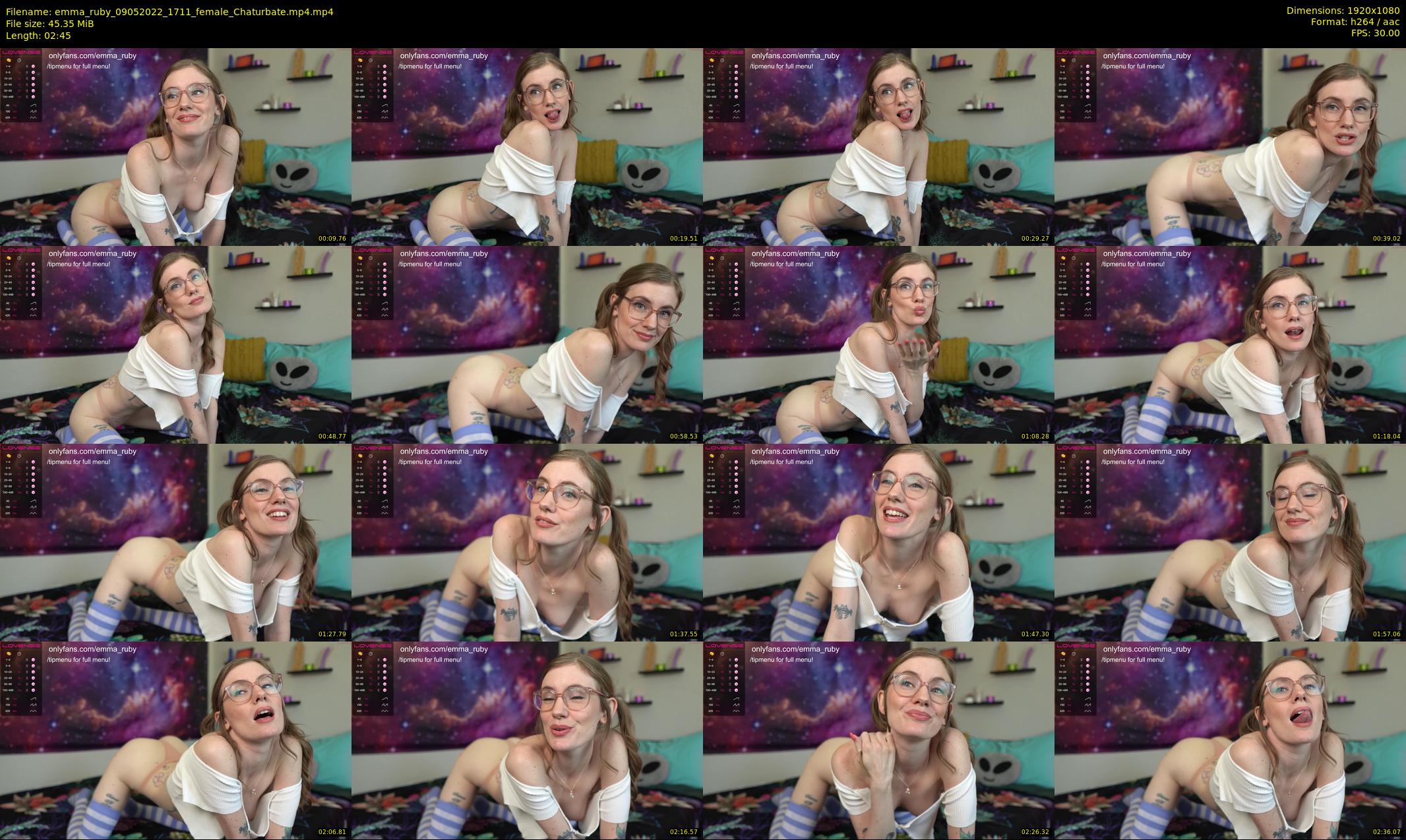 emma_ruby — 3 minute Chaturbate female cam show recording, 1080p, May 9, 2022