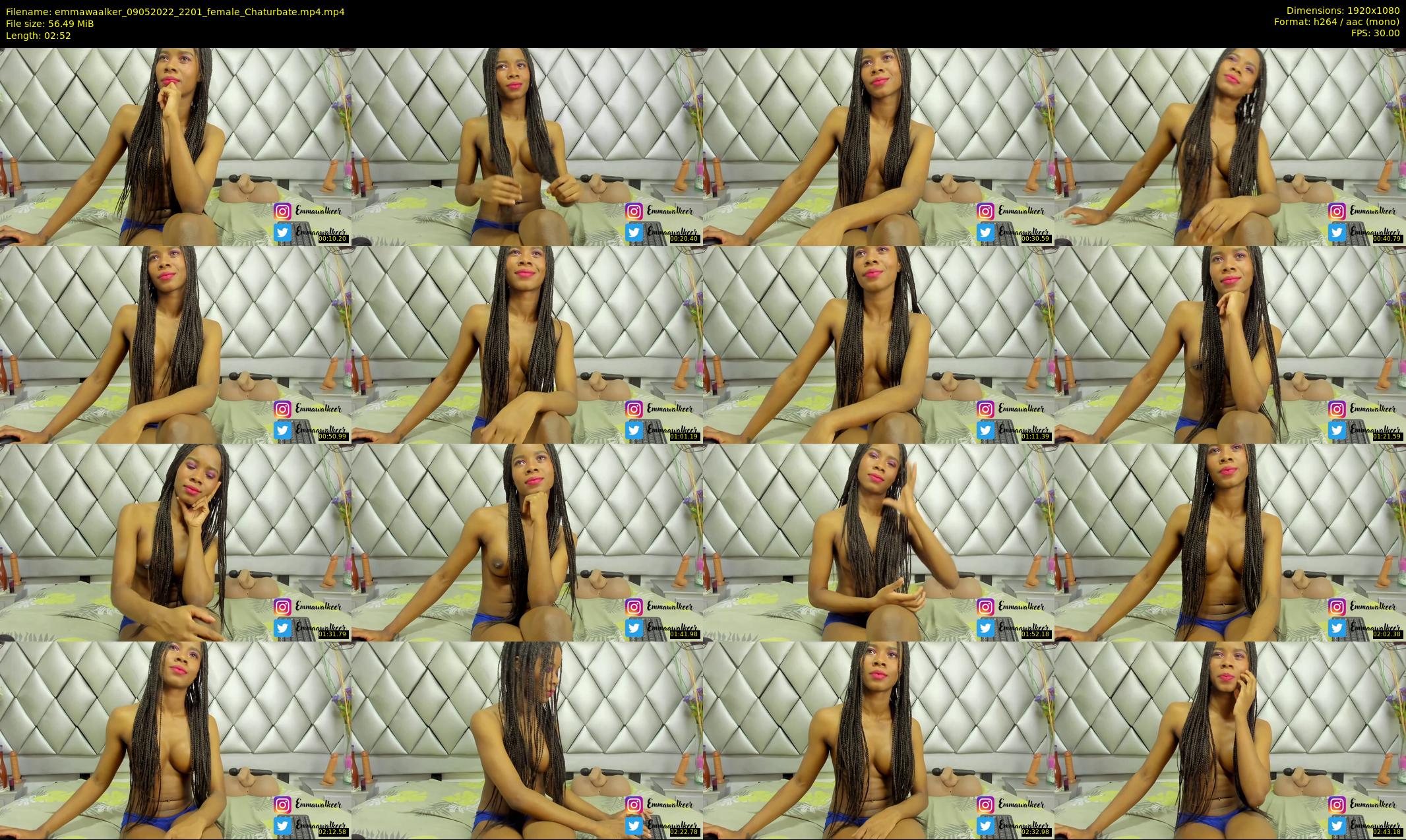 emmawaalker — 3 minute Chaturbate female cam show recording, 1080p, May 9, 2022