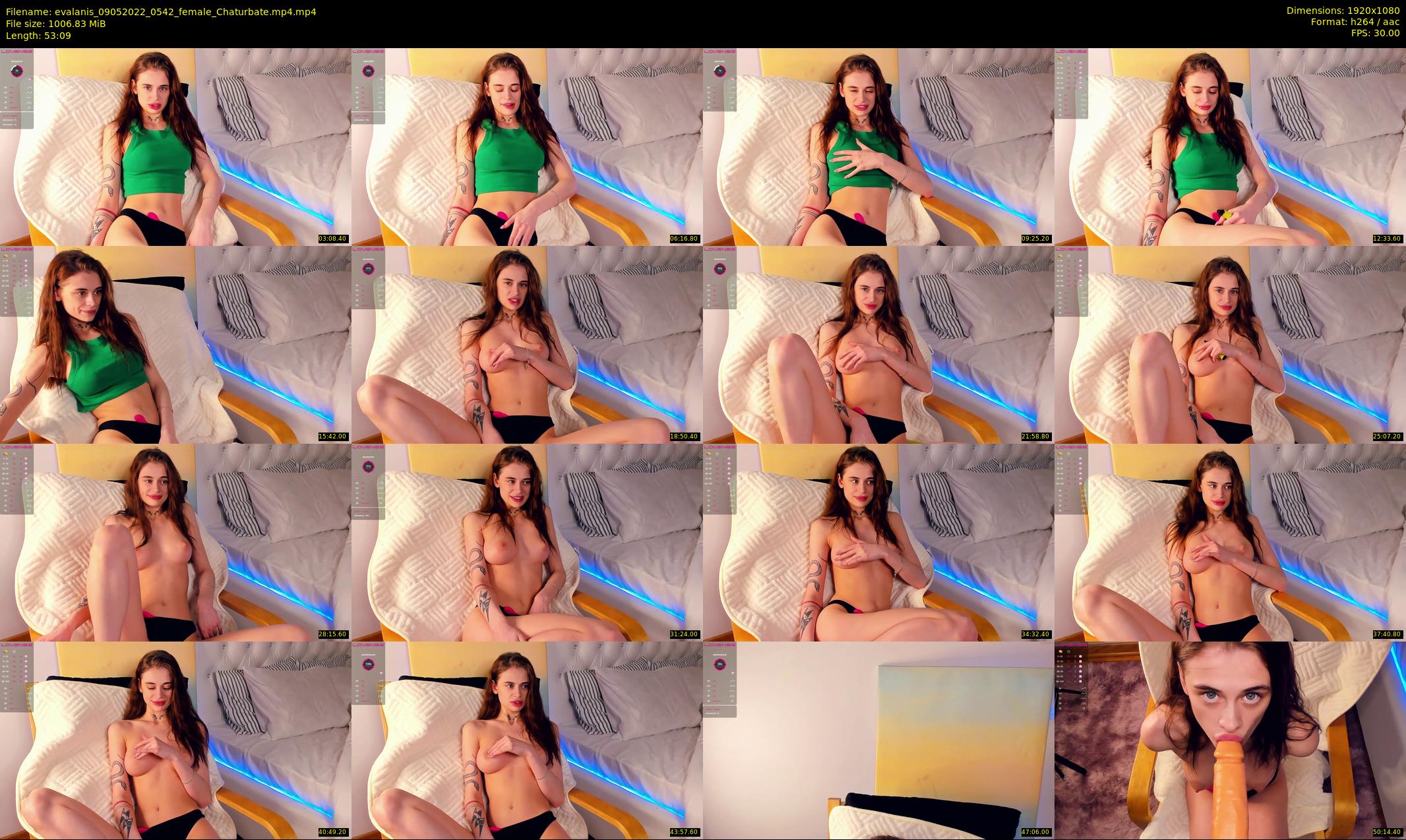 evalanis — 54 minute Chaturbate couple cam show recording, 1080p, May 9, 2022