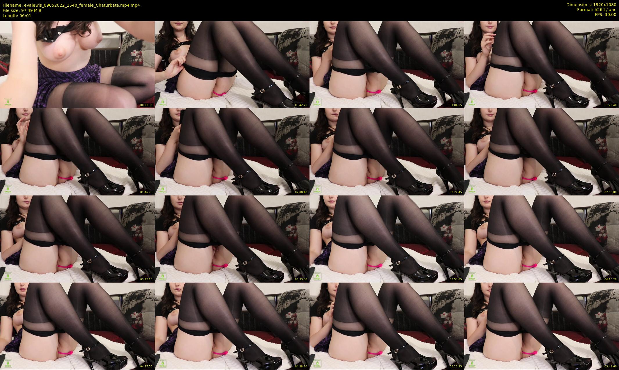evalewis — 7 minute Chaturbate female cam show recording, 1080p, May 9, 2022