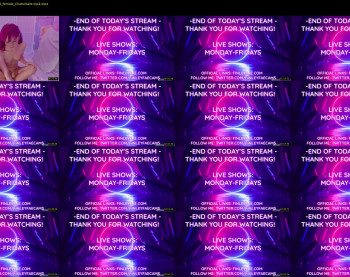 finleyfae — 8 minute Chaturbate female cam show recording, 1080p, May 9, 2022