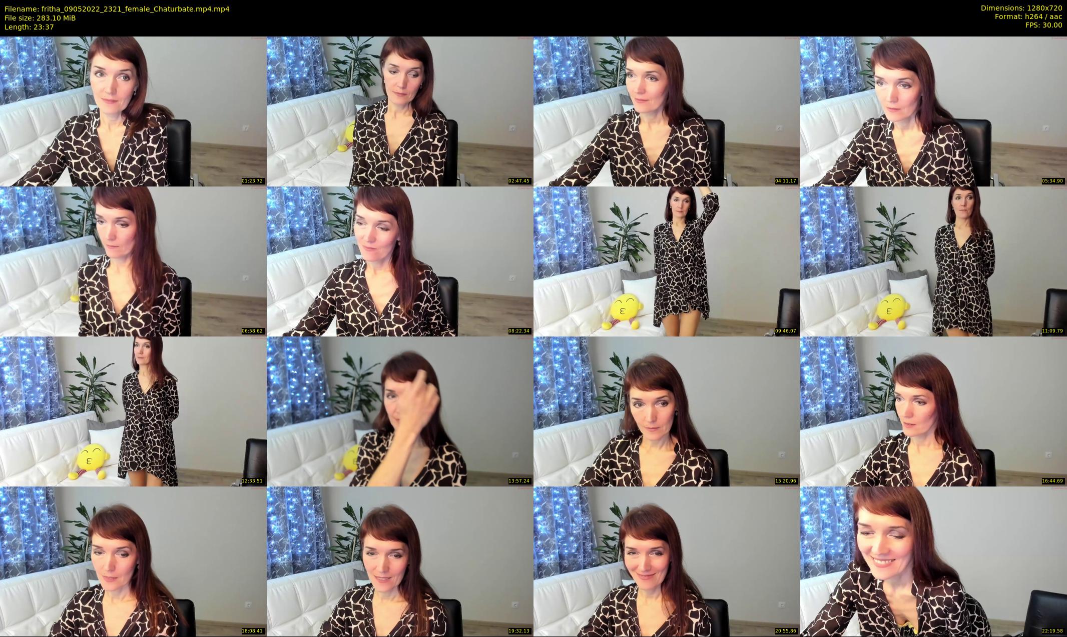 fritha — 24 minute Chaturbate female cam show recording, 720p, May 9, 2022