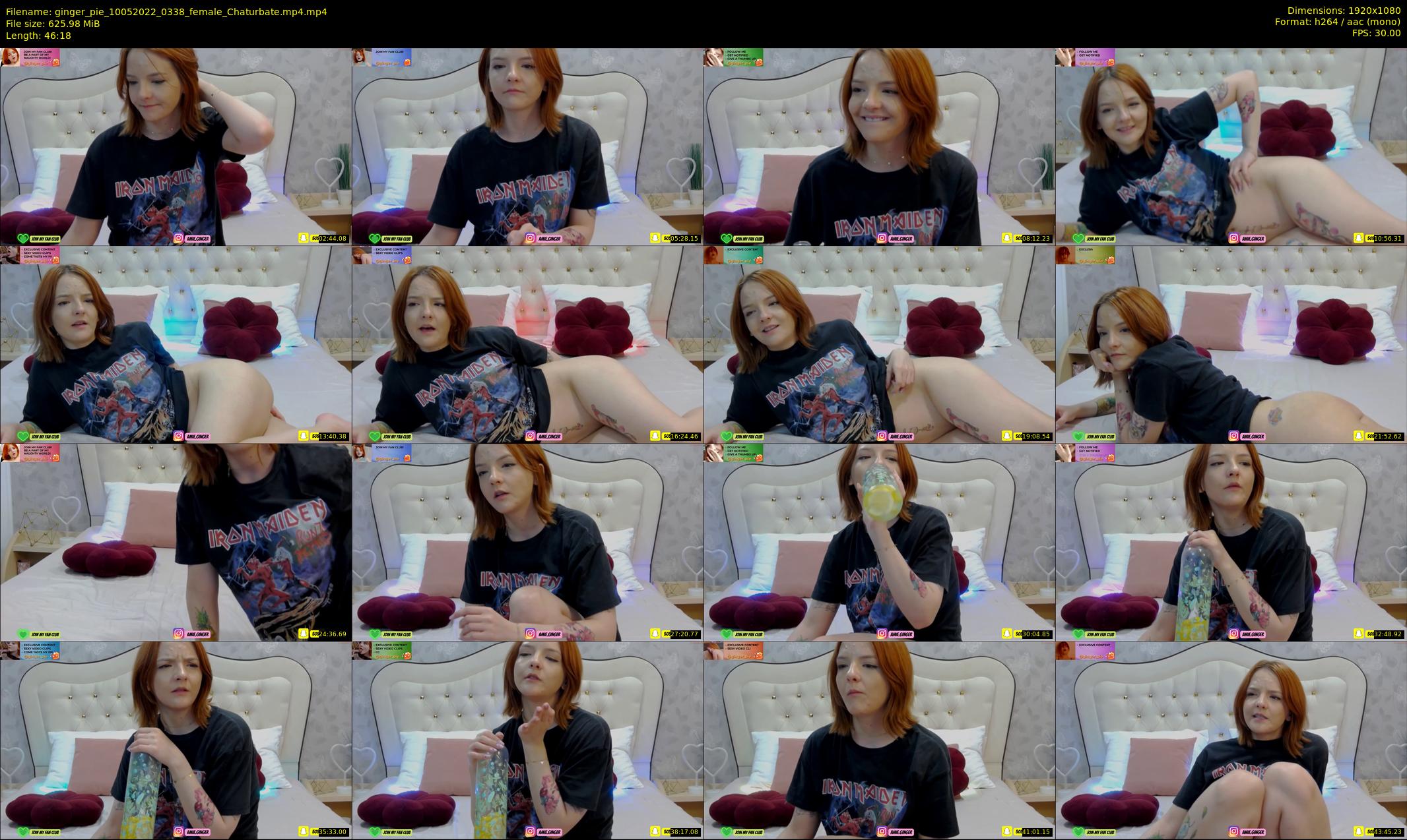 ginger_pie — 47 minute Chaturbate female cam show recording, 1080p, May 10, 2022
