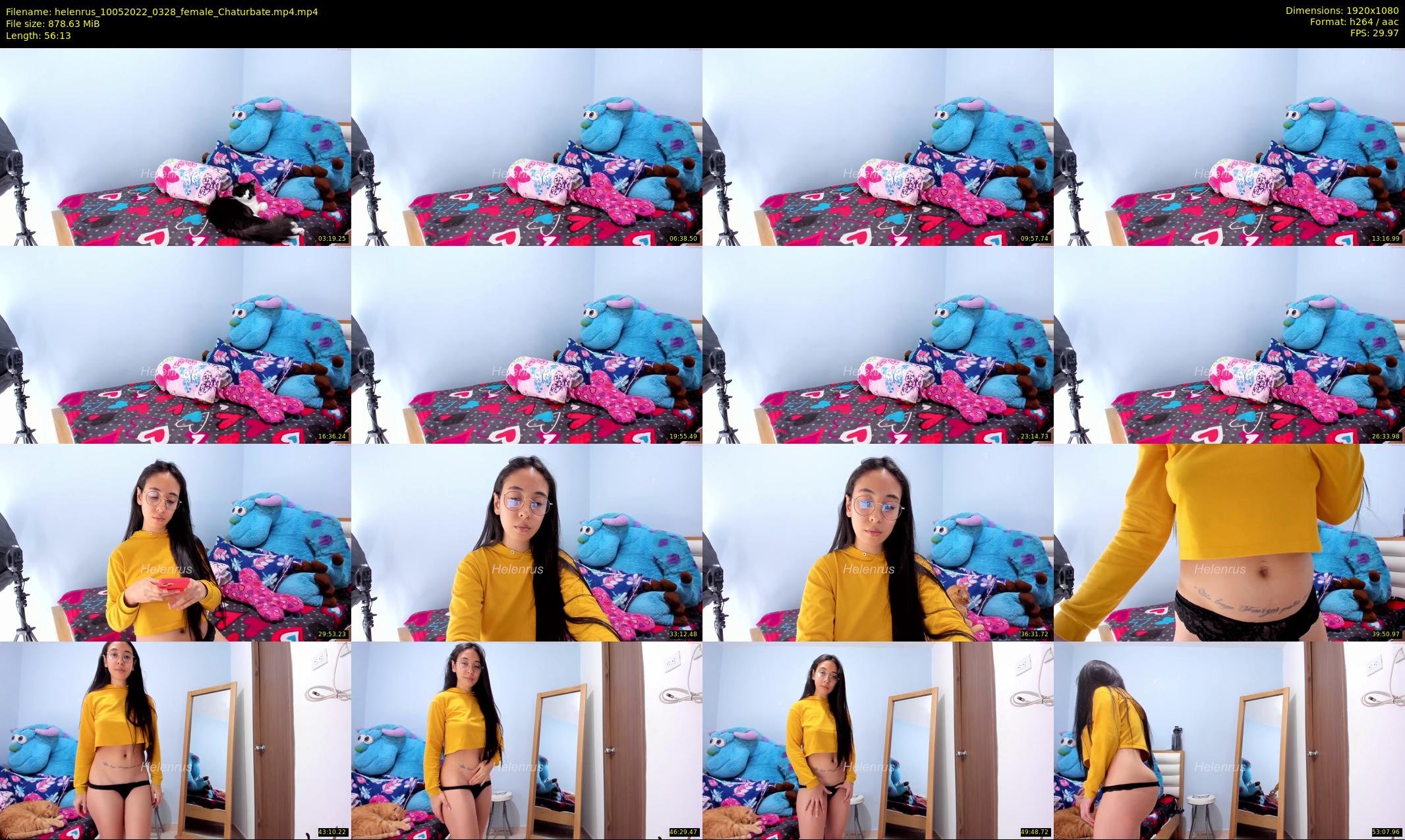 helenrus — 57 minute Chaturbate female cam show recording, 1080p, May 10, 2022