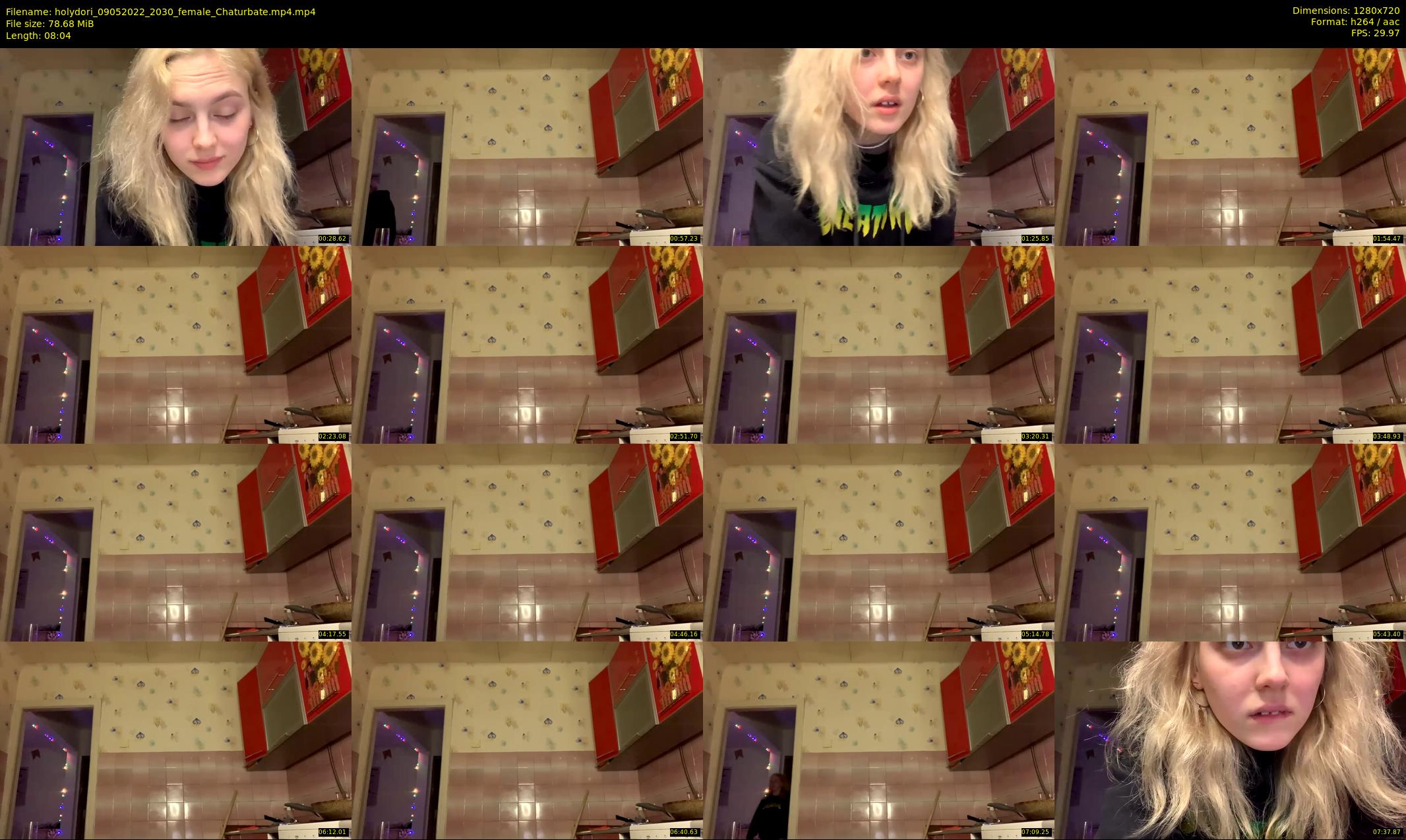 holydori — 9 minute Chaturbate female cam show recording, 720p, May 9, 2022