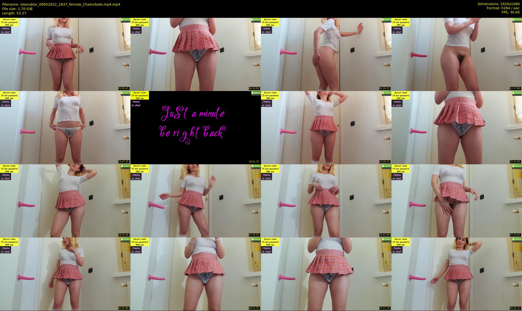 islanublar — 54 minute Chaturbate female cam show recording, 1080p, May 9, 2022