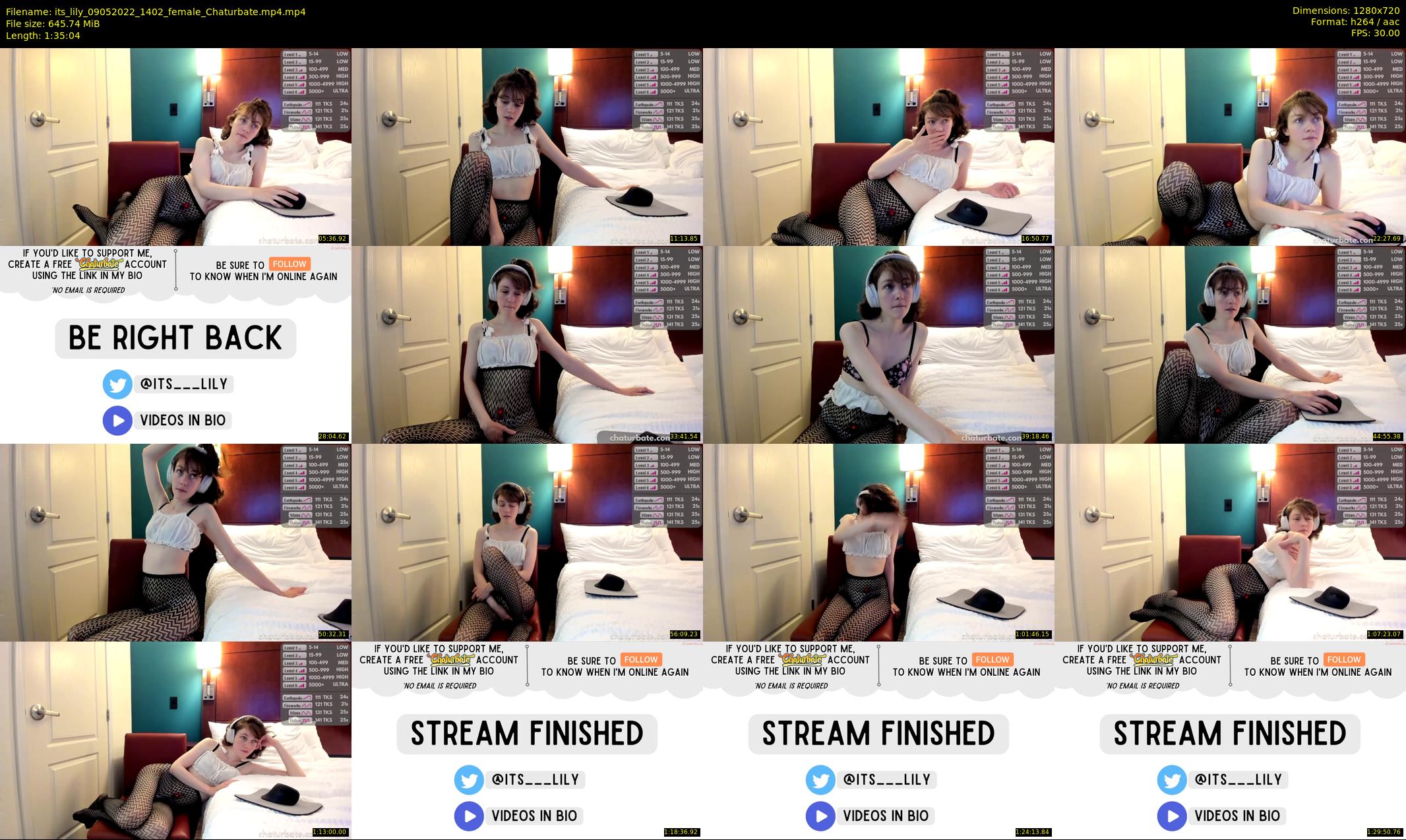 its_lily — 96 minute Chaturbate female cam show recording, 720p, May 9, 2022