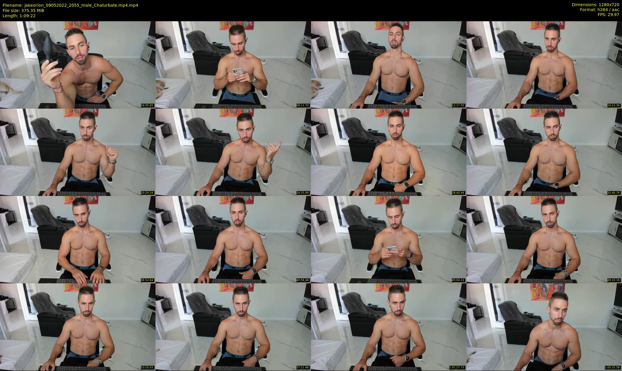 jakeorion — 70 minute Chaturbate male cam show recording, 720p, May 9, 2022