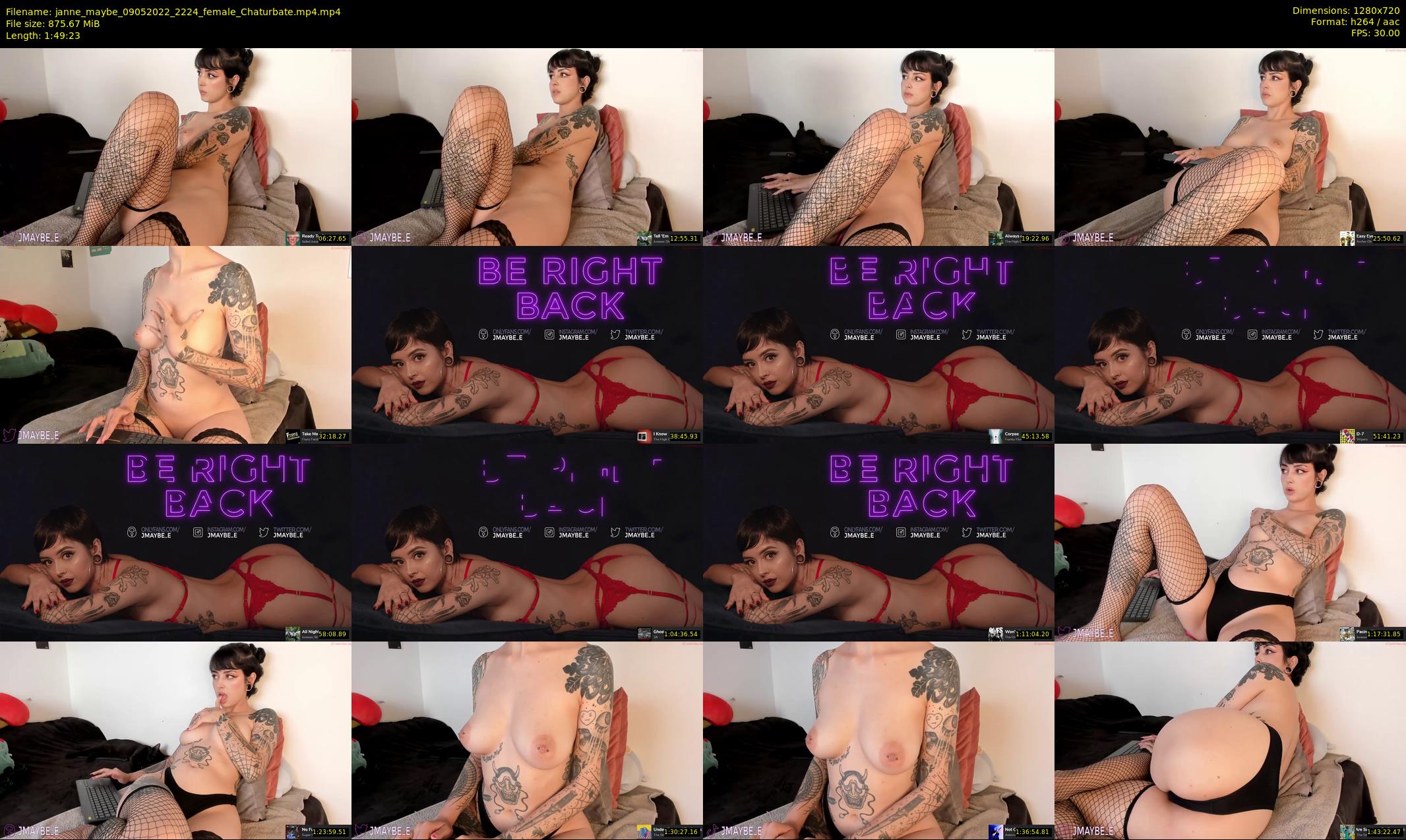 janne_maybe — 110 minute Chaturbate female cam show recording, 720p, May 9, 2022