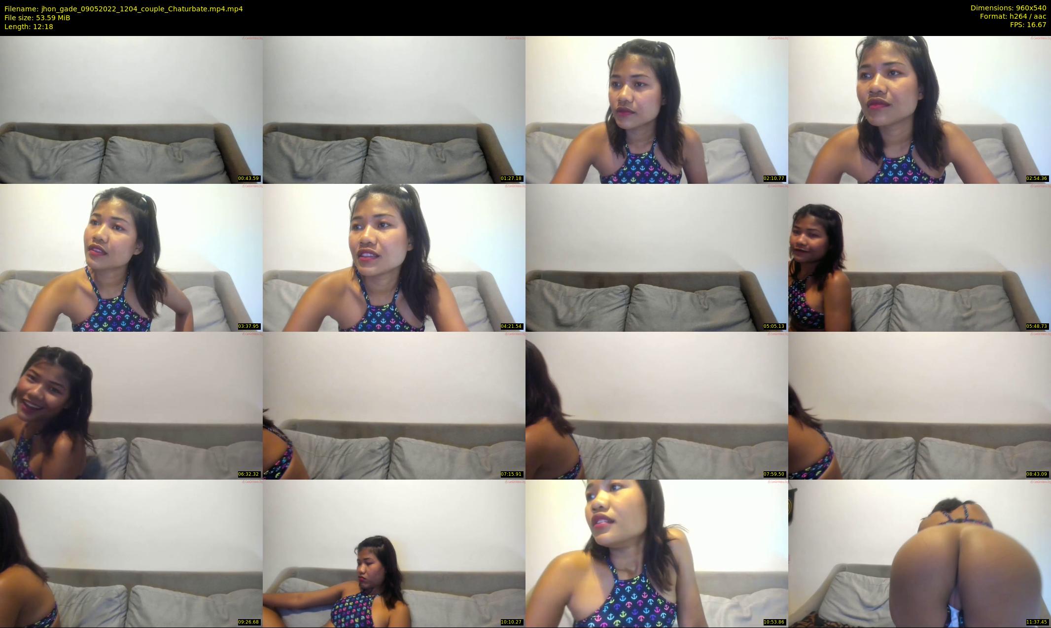 jhon_gade — 13 minute Chaturbate couple cam show recording, 480p, May 9, 2022
