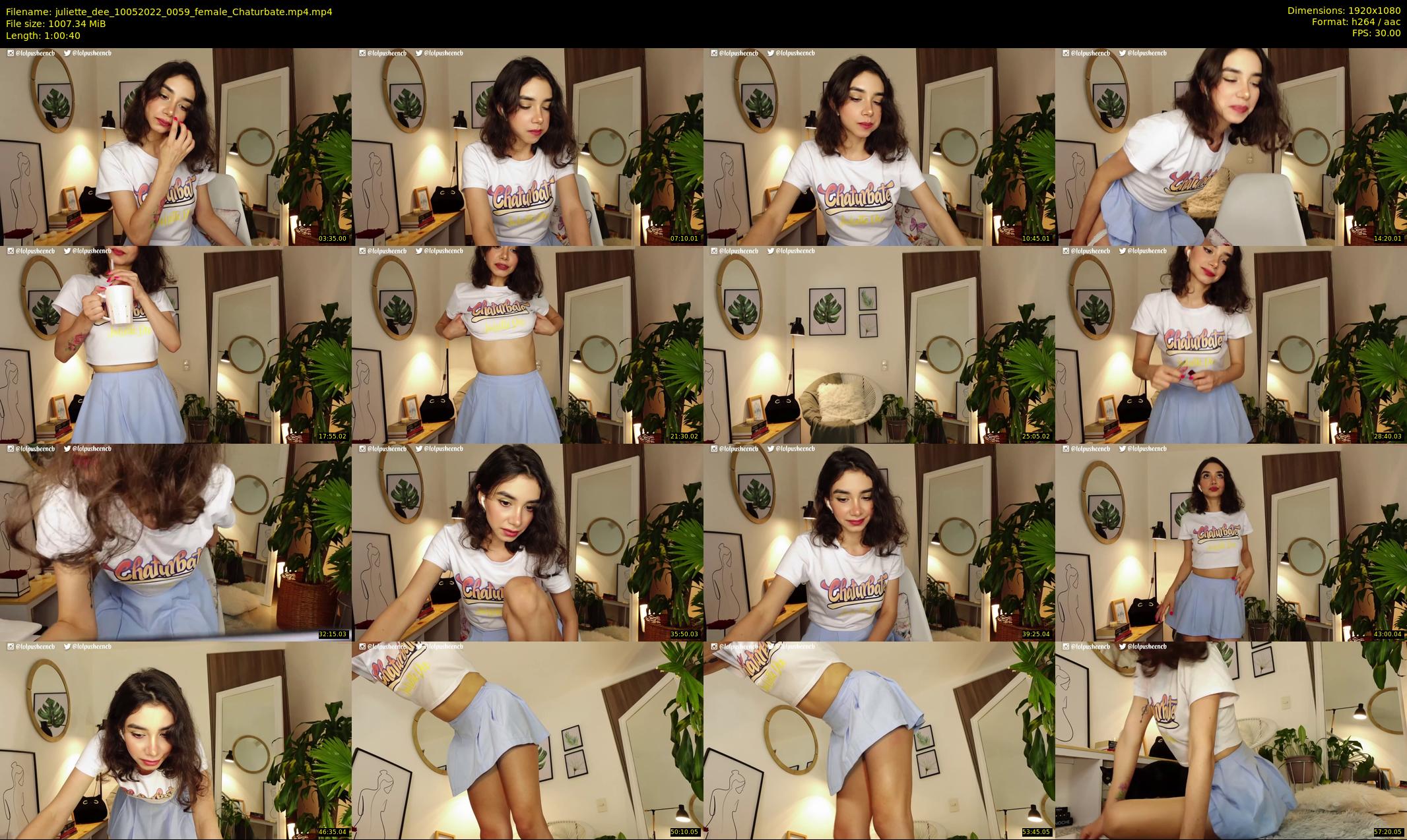 juliette_dee — 61 minute Chaturbate female cam show recording, 1080p, May 10, 2022