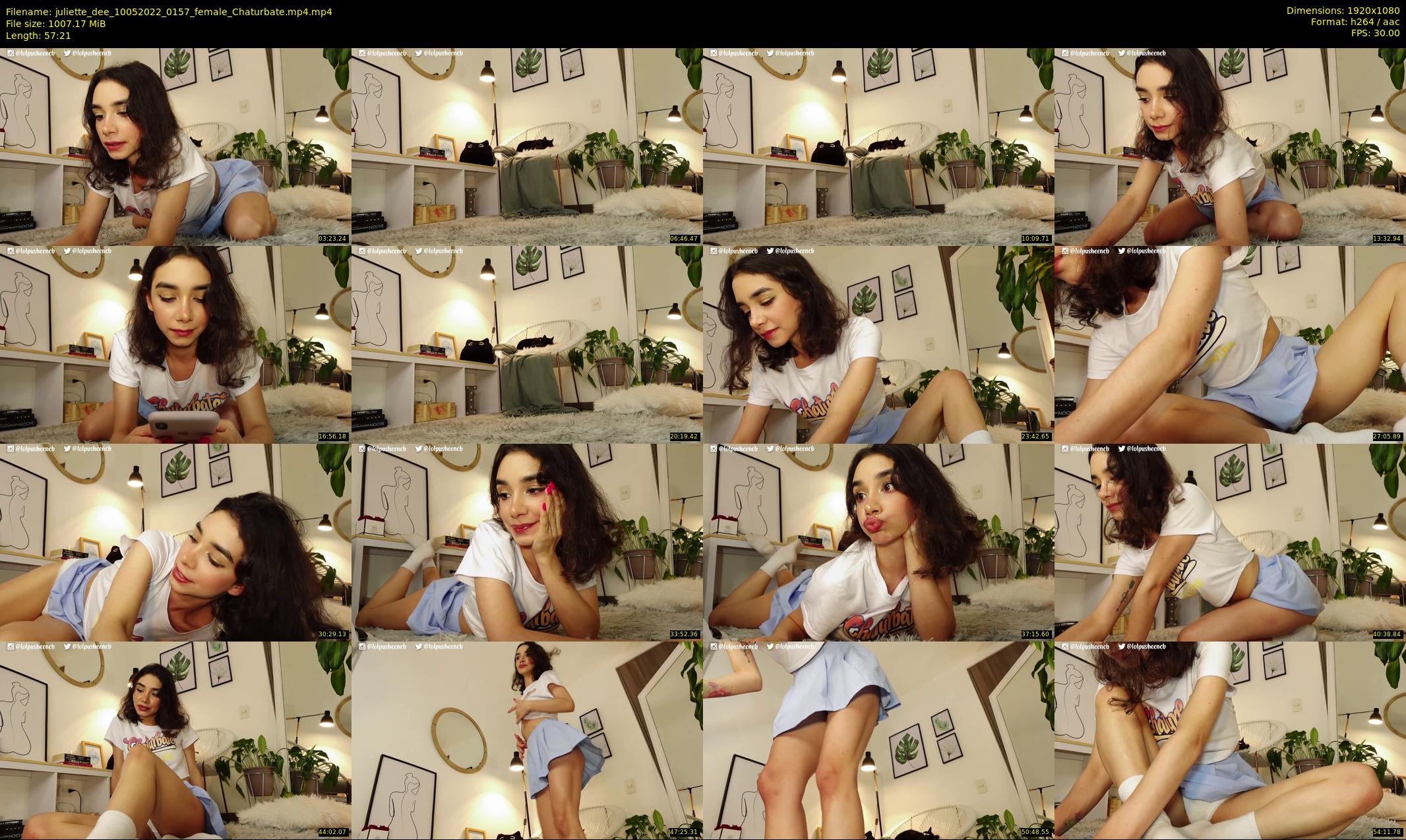 juliette_dee — 58 minute Chaturbate female cam show recording, 1080p, May 10, 2022