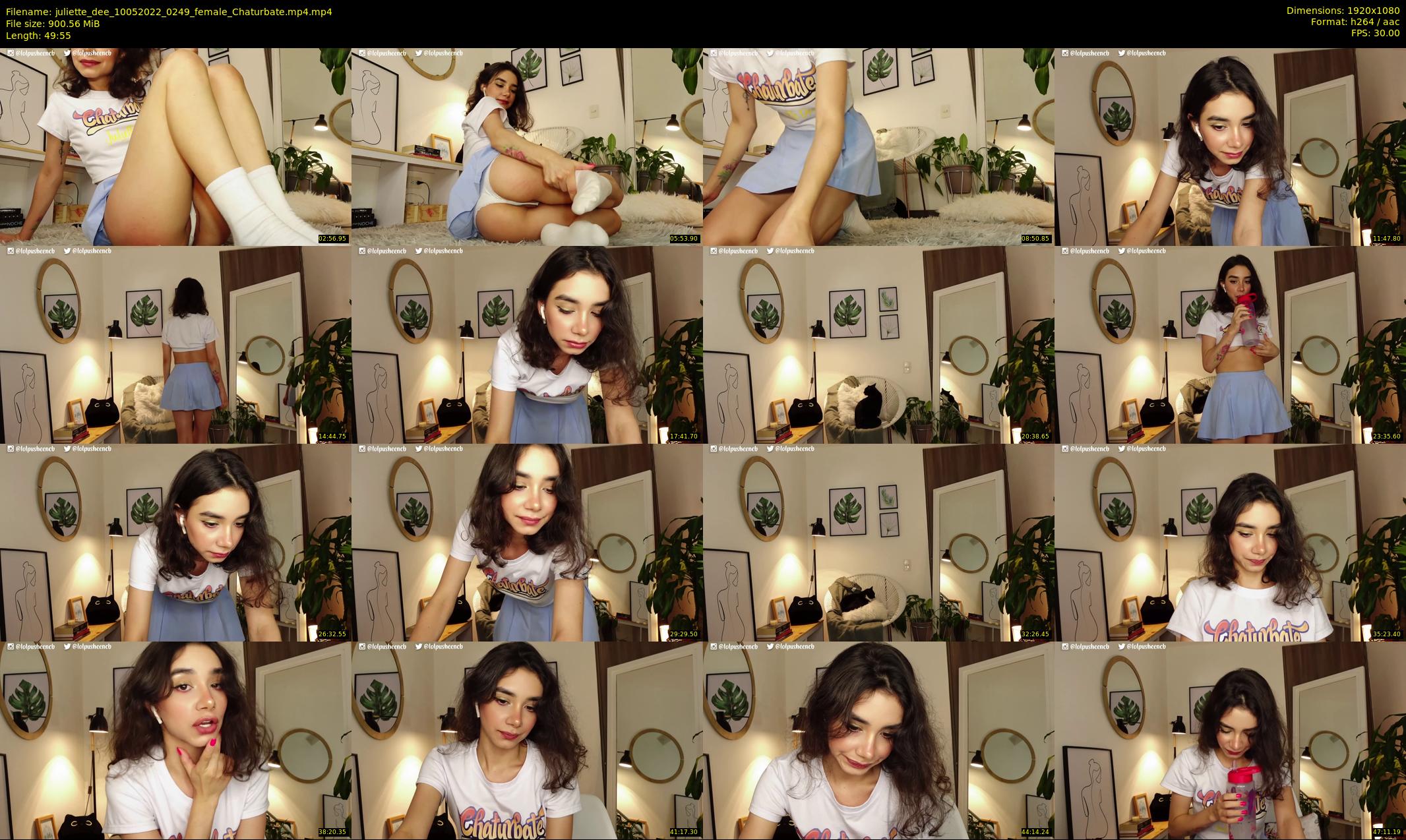 juliette_dee — 50 minute Chaturbate female cam show recording, 1080p, May 10, 2022