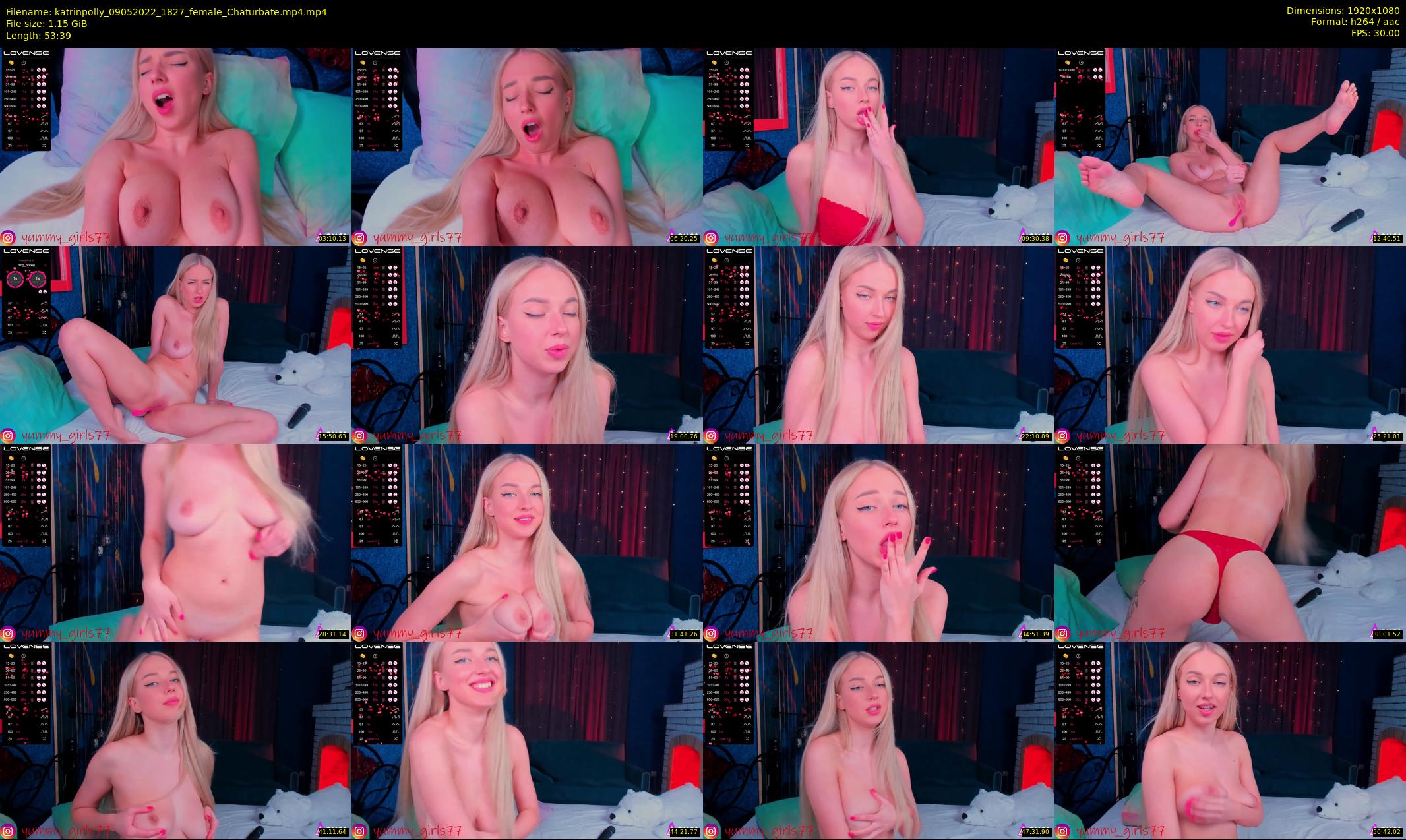 katrinpolly — 54 minute Chaturbate couple cam show recording, 1080p, May 9, 2022