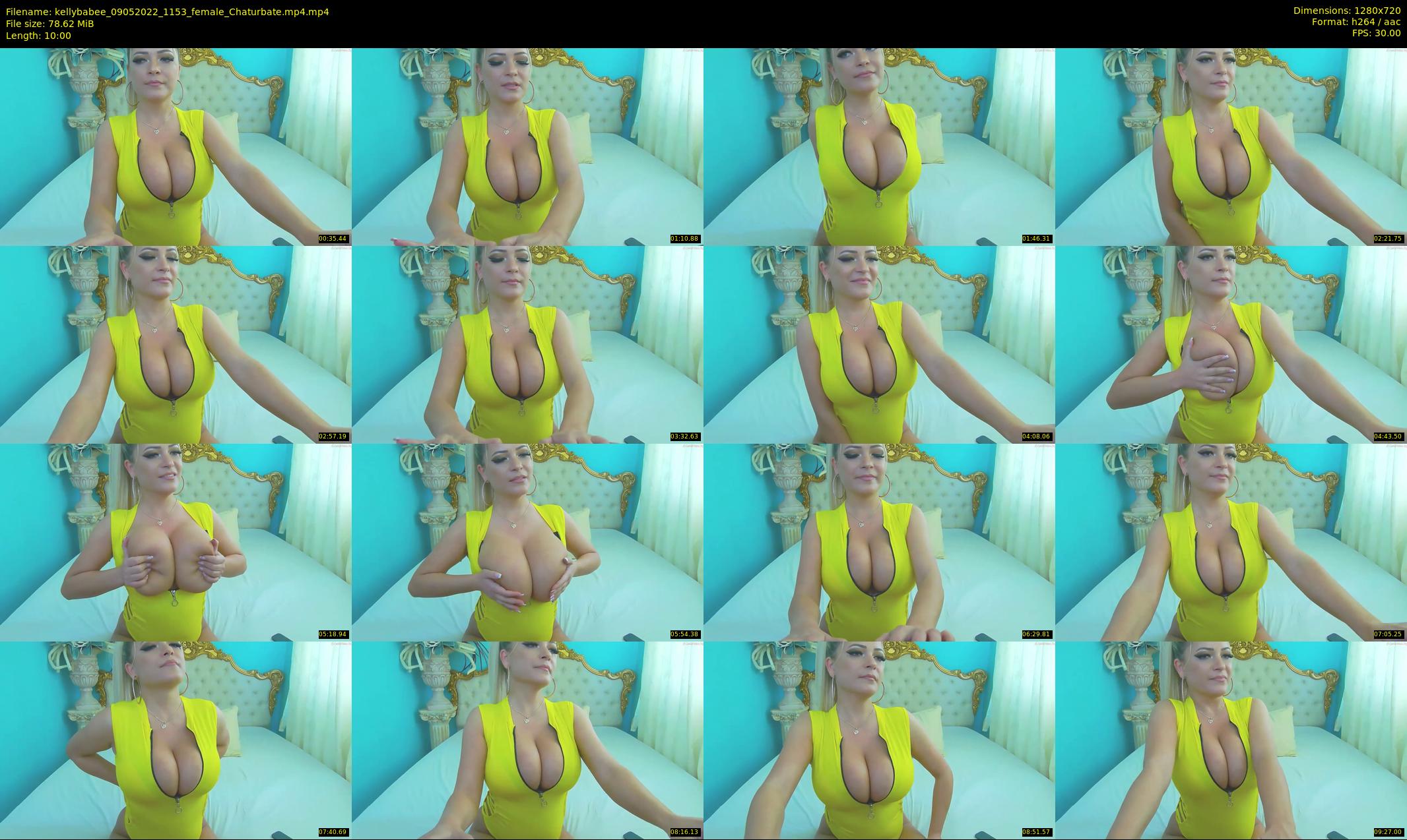 kellybabee — 10 minute Chaturbate female cam show recording, 720p, May 9, 2022