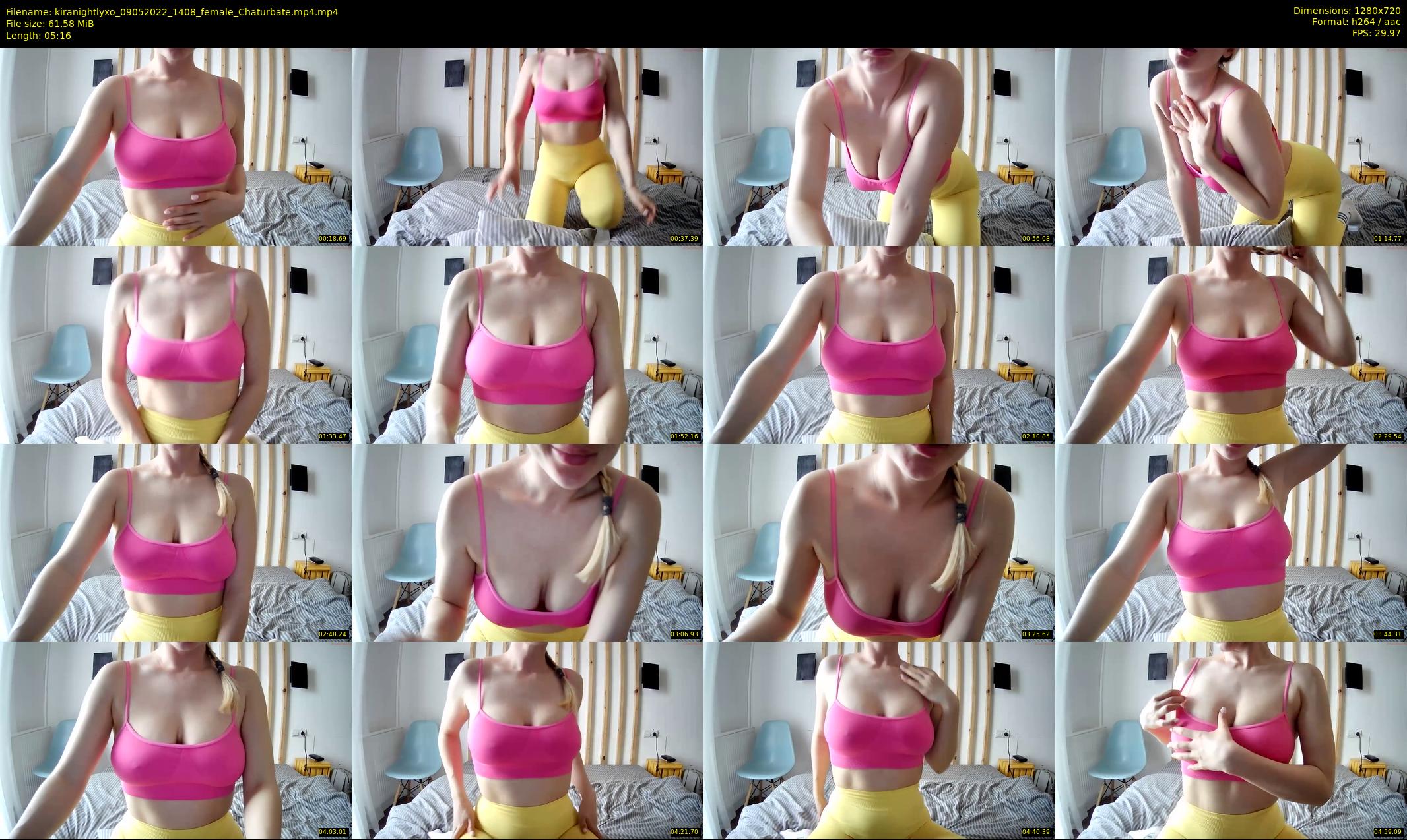 kiranightlyxo — 6 minute Chaturbate female cam show recording, 720p, May 9, 2022