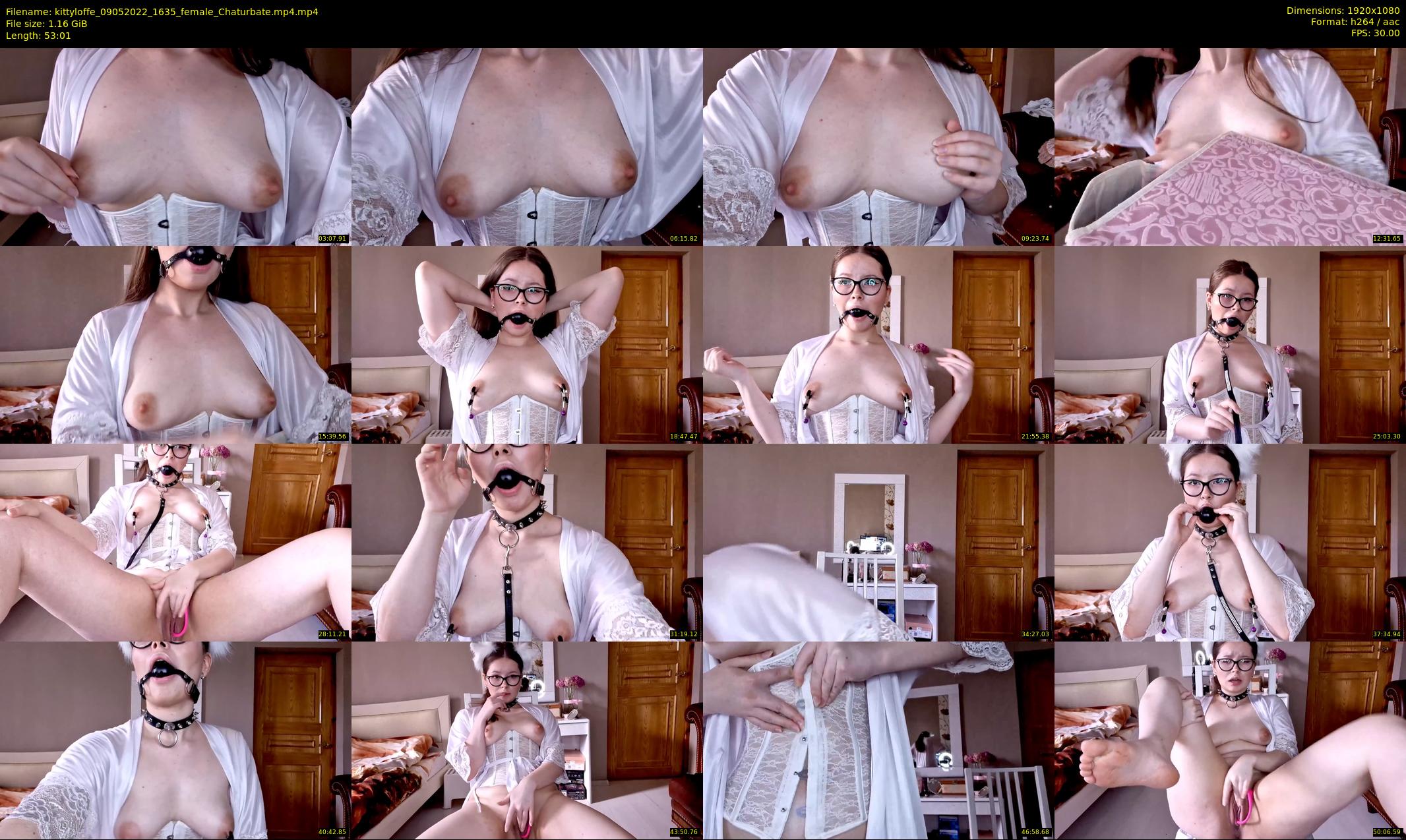 kittyloffe — 54 minute Chaturbate female cam show recording, 1080p, May 9, 2022