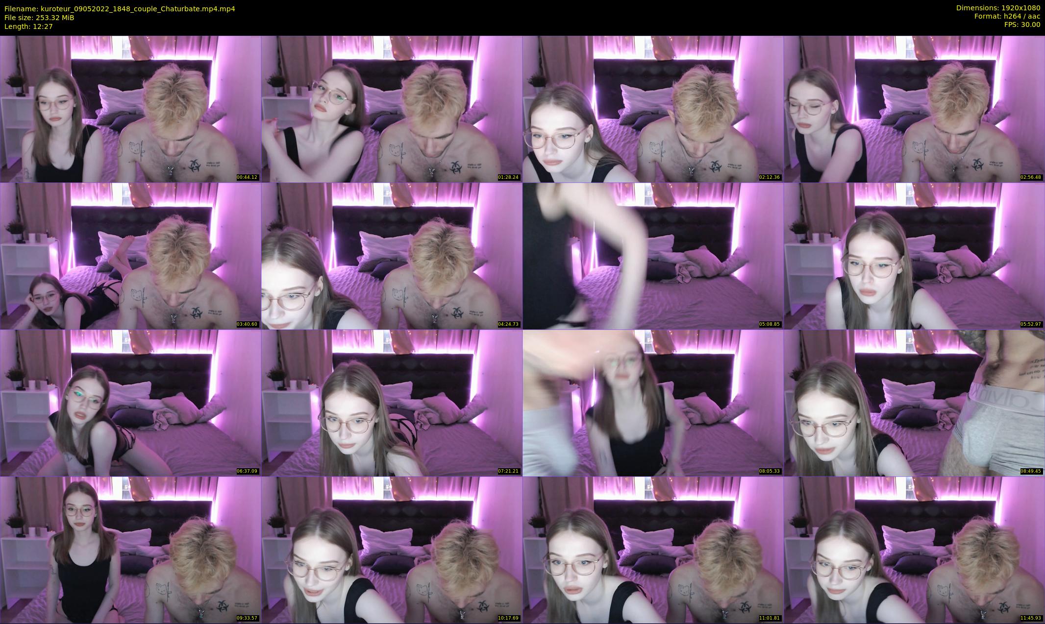 kuroteur — 13 minute Chaturbate couple cam show recording, 1080p, May 9, 2022