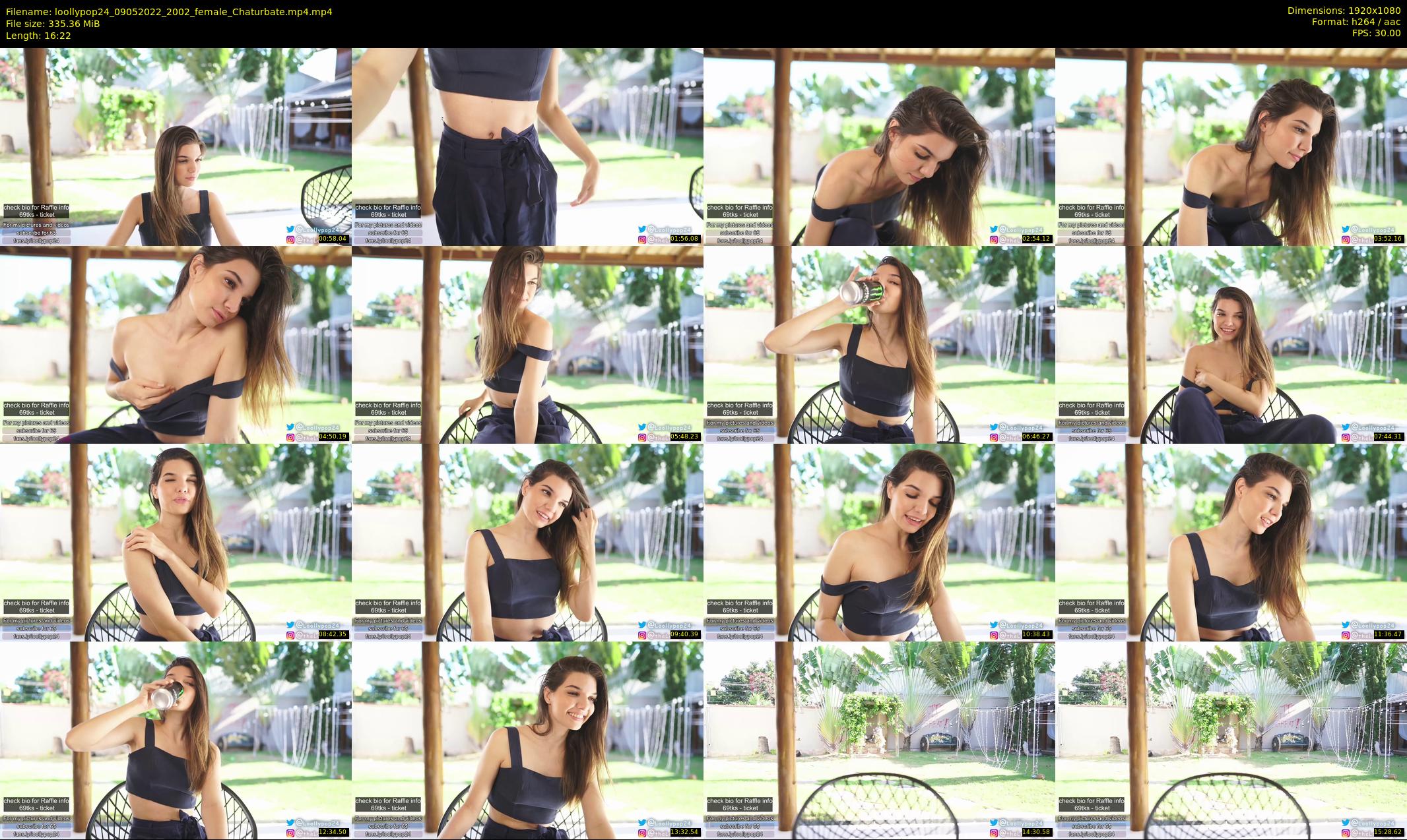 loollypop24 — 17 minute Chaturbate female cam show recording, 1080p, May 9, 2022