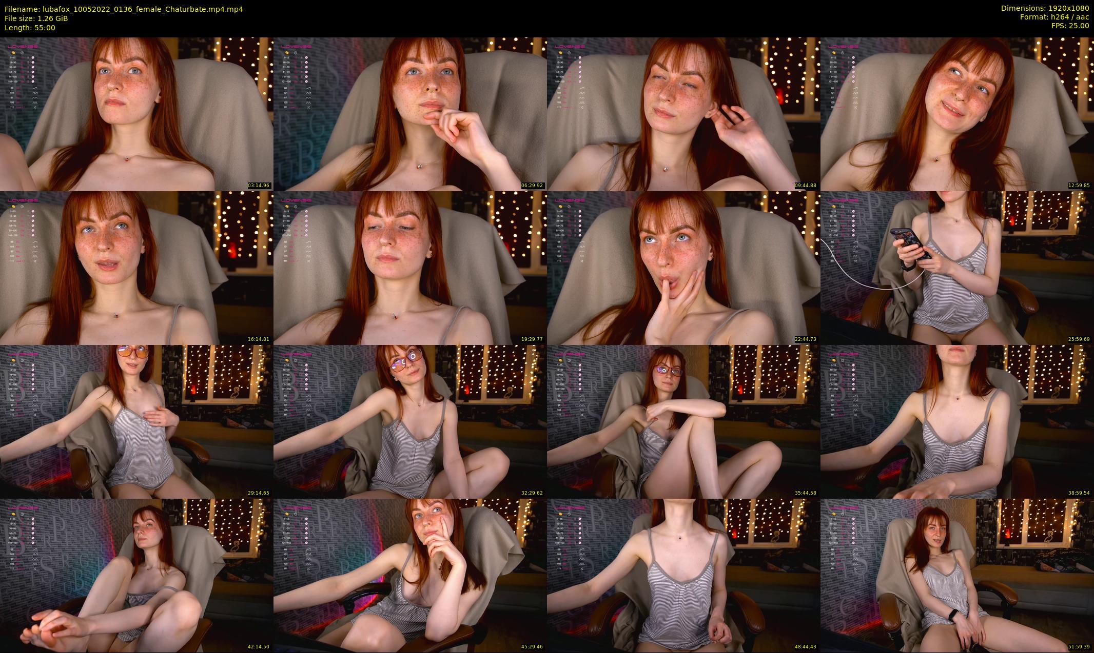 lubafox — 55 minute Chaturbate female cam show recording, 1080p, May 10, 2022