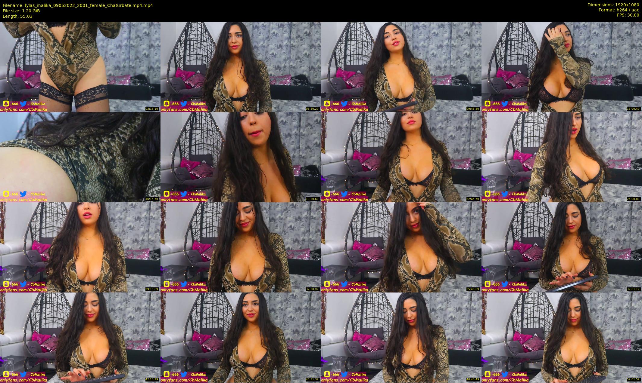 lylas_malika — 56 minute Chaturbate female cam show recording, 1080p, May 9, 2022
