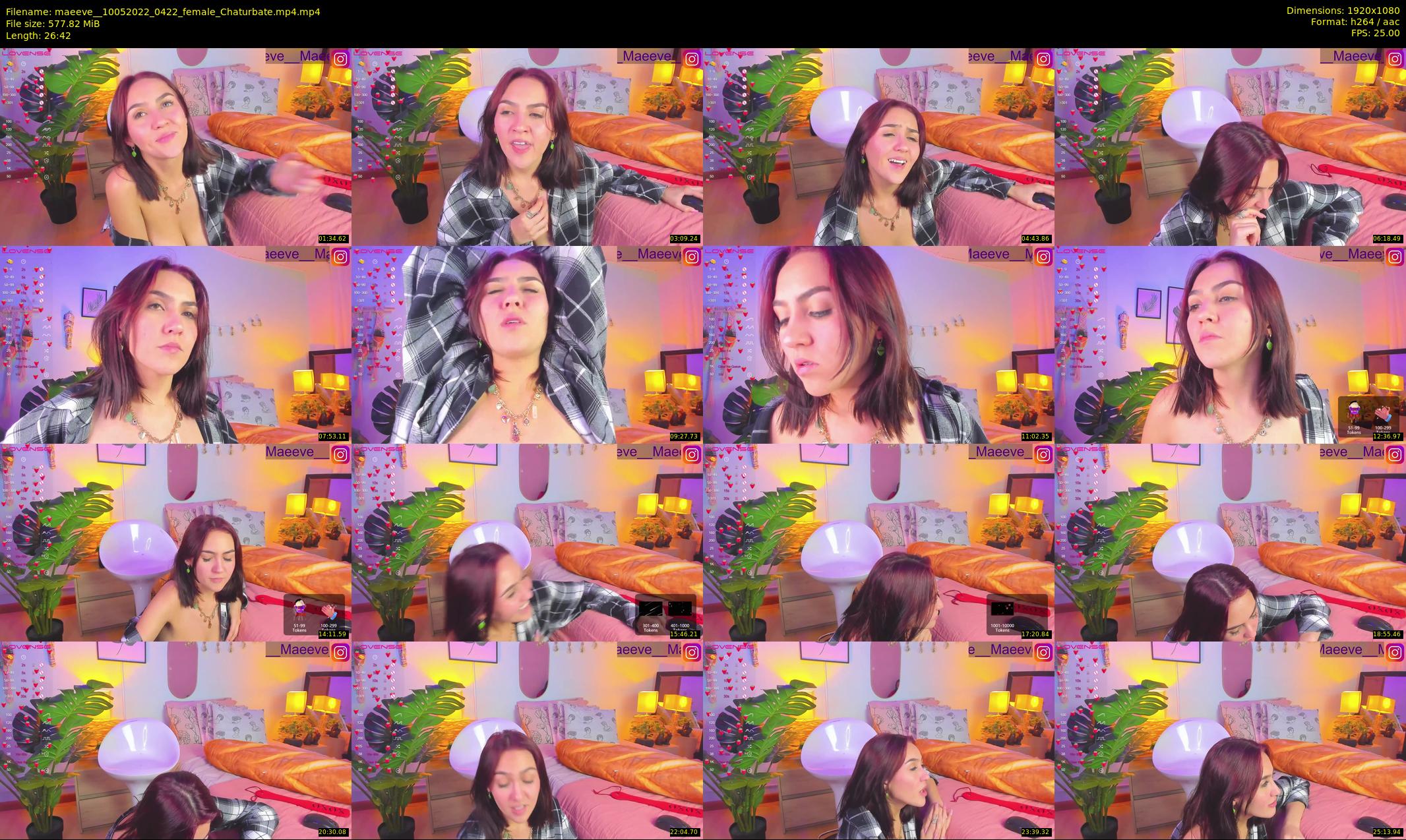 maeeve_ — 27 minute Chaturbate female cam show recording, 1080p, May 10, 2022