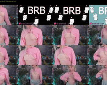 mana_rose — 56 minute Chaturbate female cam show recording, 1080p, May 10, 2022