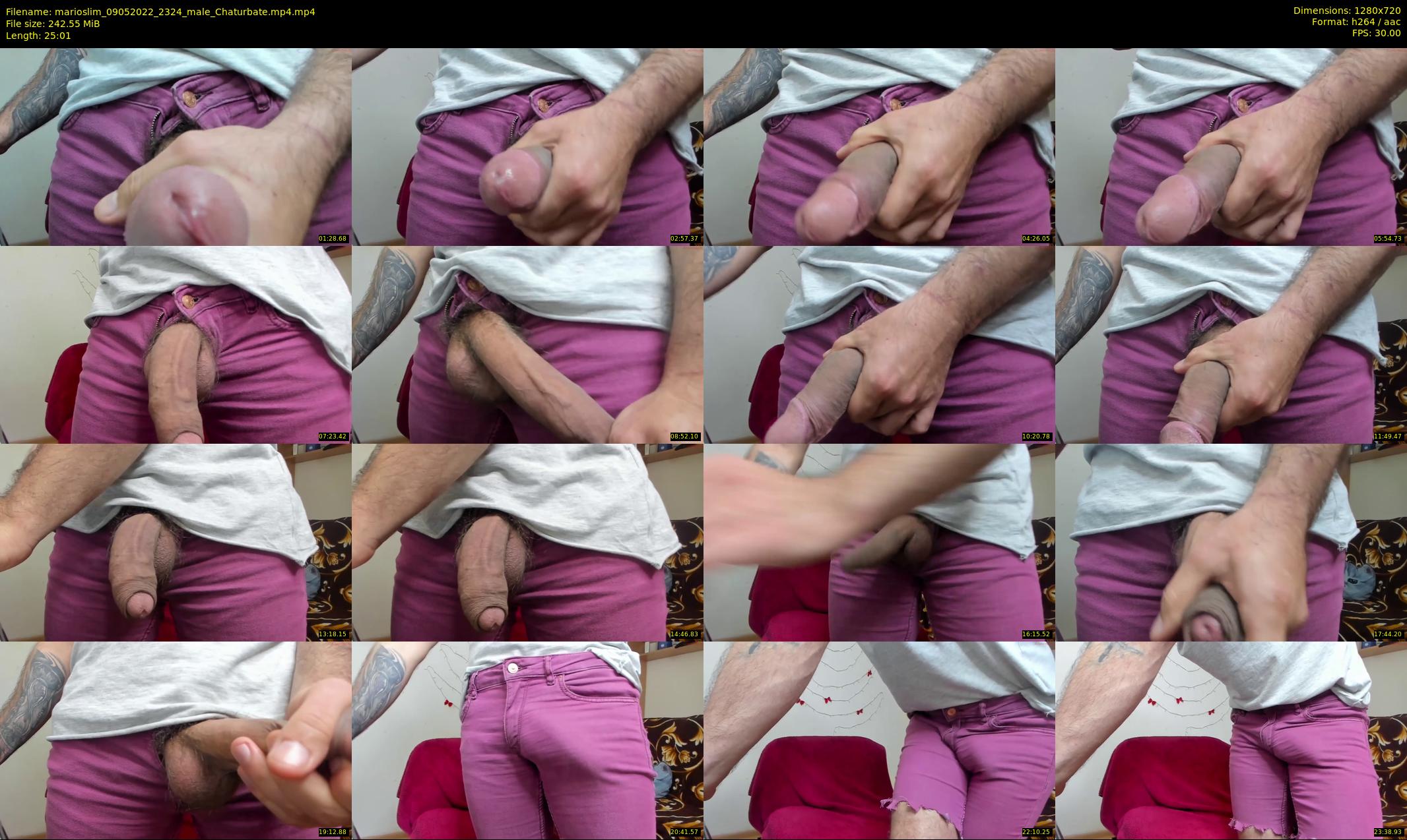 marioslim — 26 minute Chaturbate male cam show recording, 720p, May 9, 2022