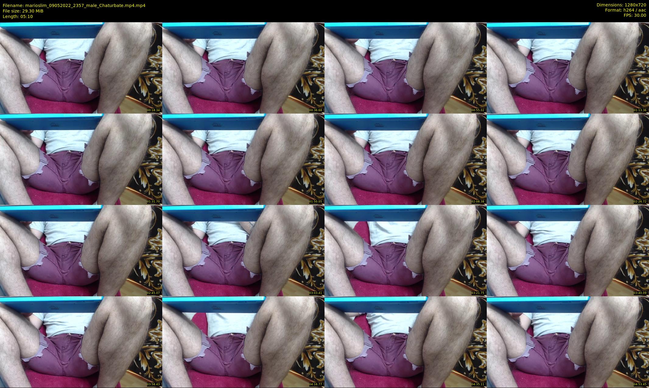 marioslim — 6 minute Chaturbate male cam show recording, 720p, May 9, 2022