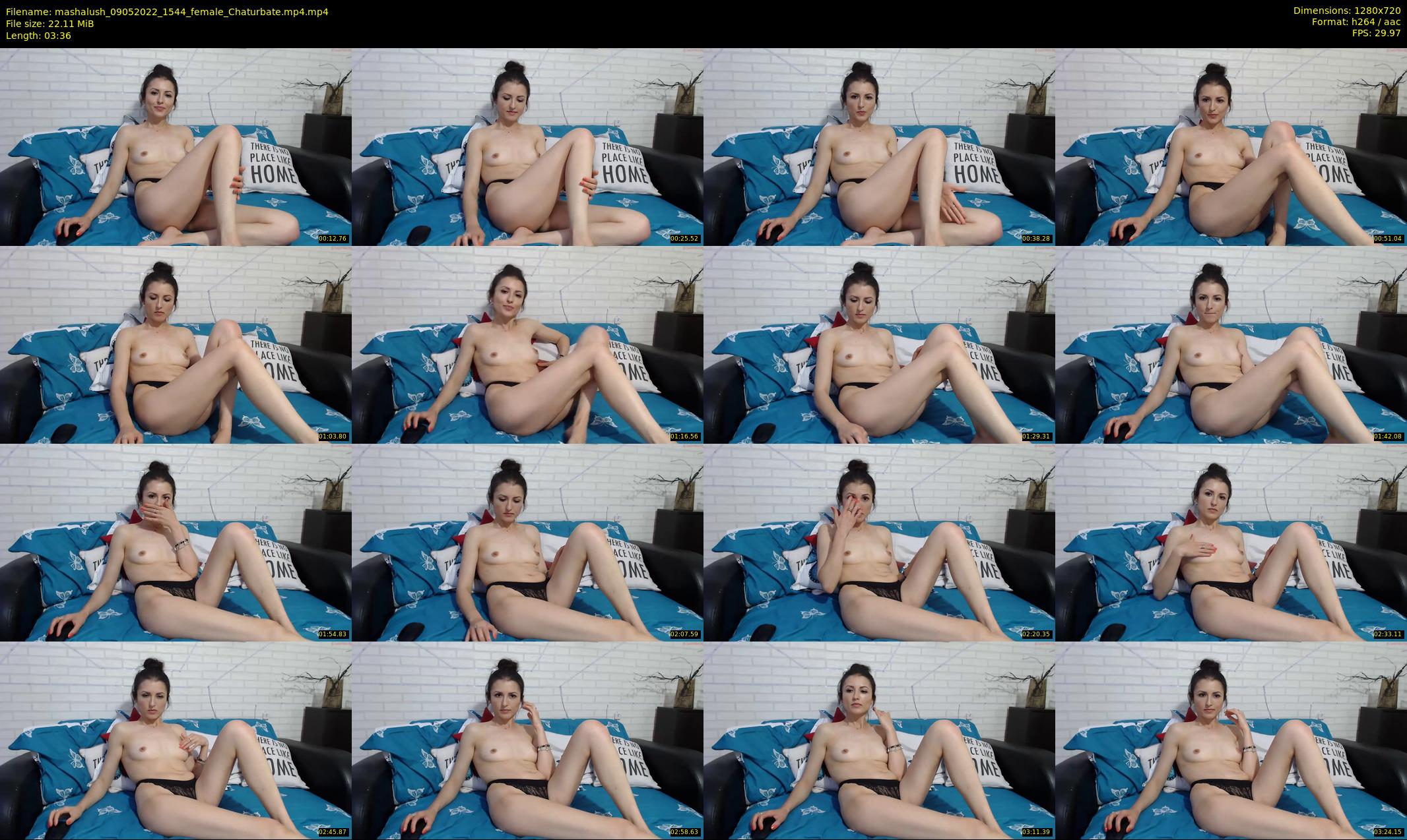 mashalush — 4 minute Chaturbate female cam show recording, 720p, May 9, 2022