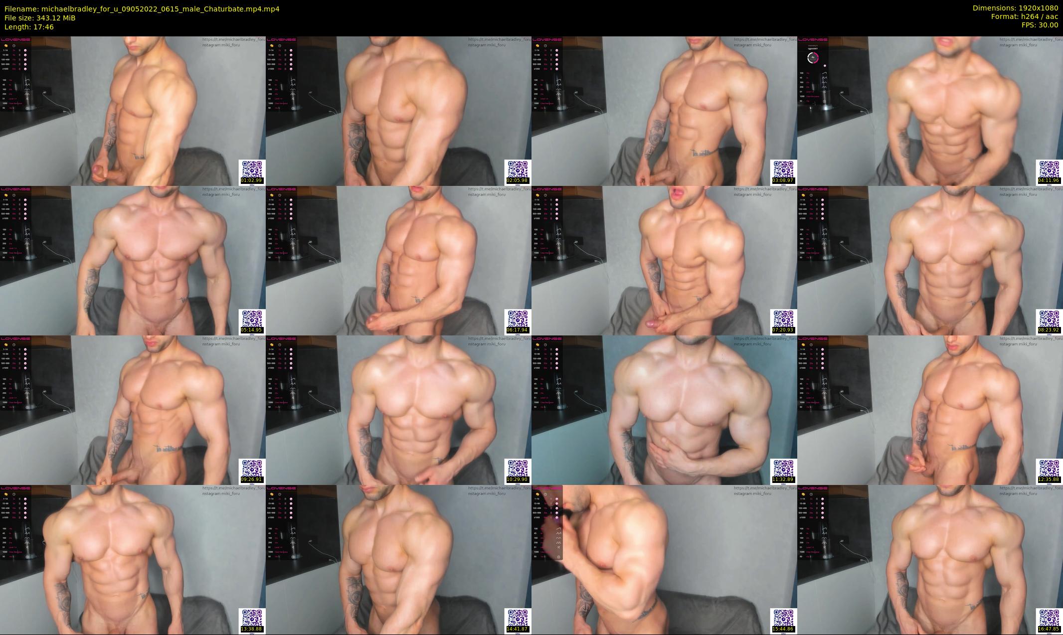 michaelbradley_for_u — 18 minute Chaturbate male cam show recording, 1080p, May 9, 2022