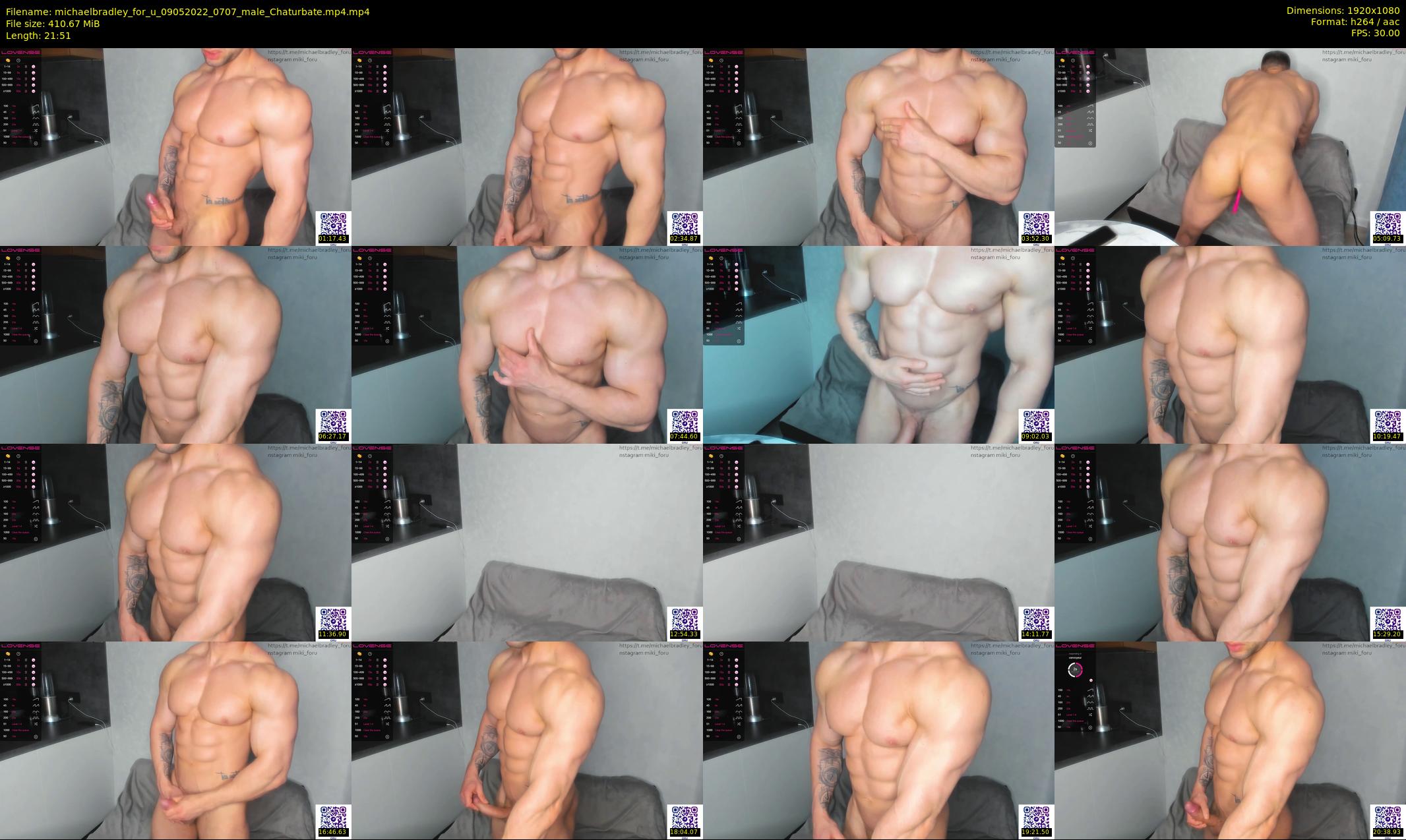 michaelbradley_for_u — 22 minute Chaturbate male cam show recording, 1080p, May 9, 2022