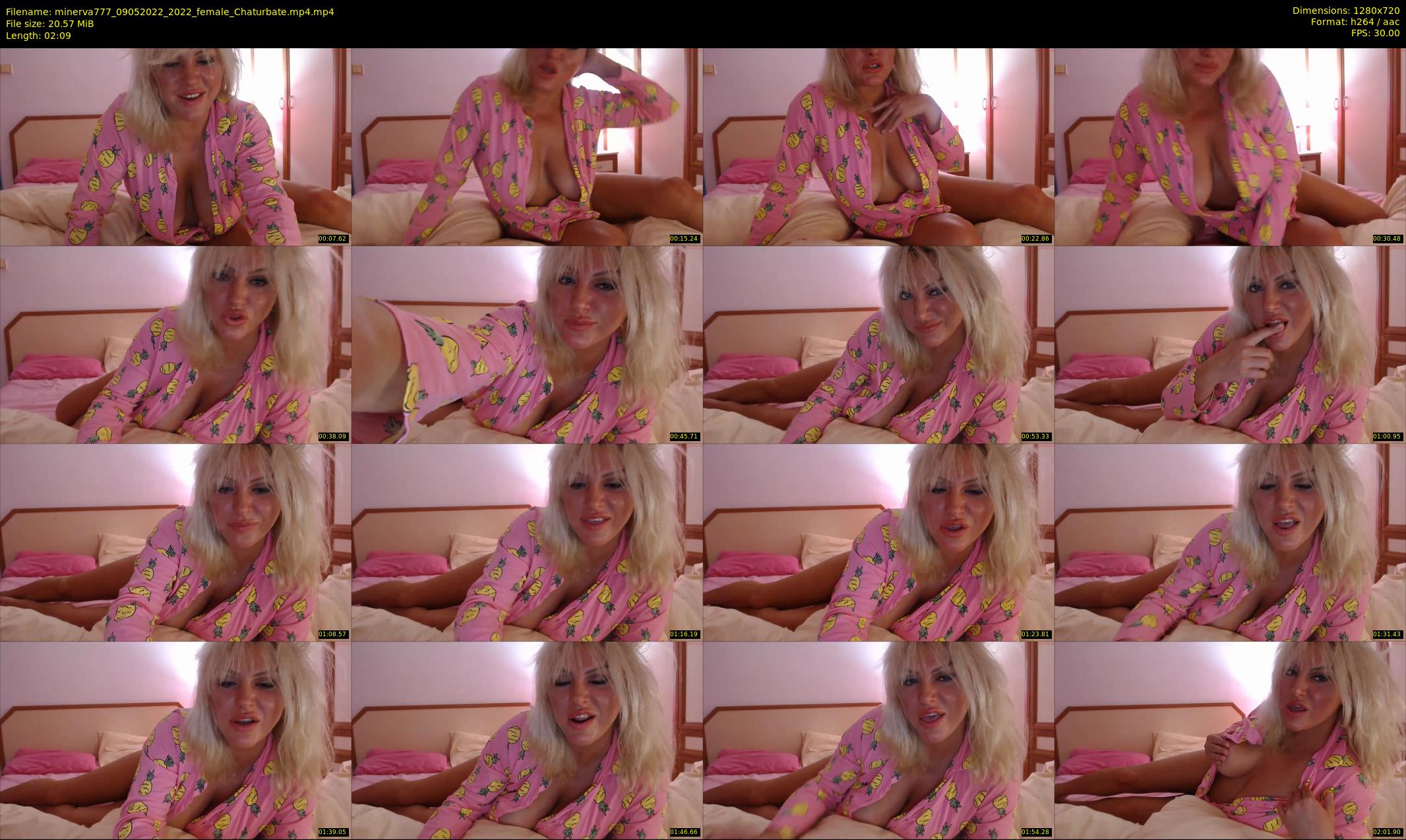 minerva777 — 3 minute Chaturbate female cam show recording, 720p, May 9, 2022