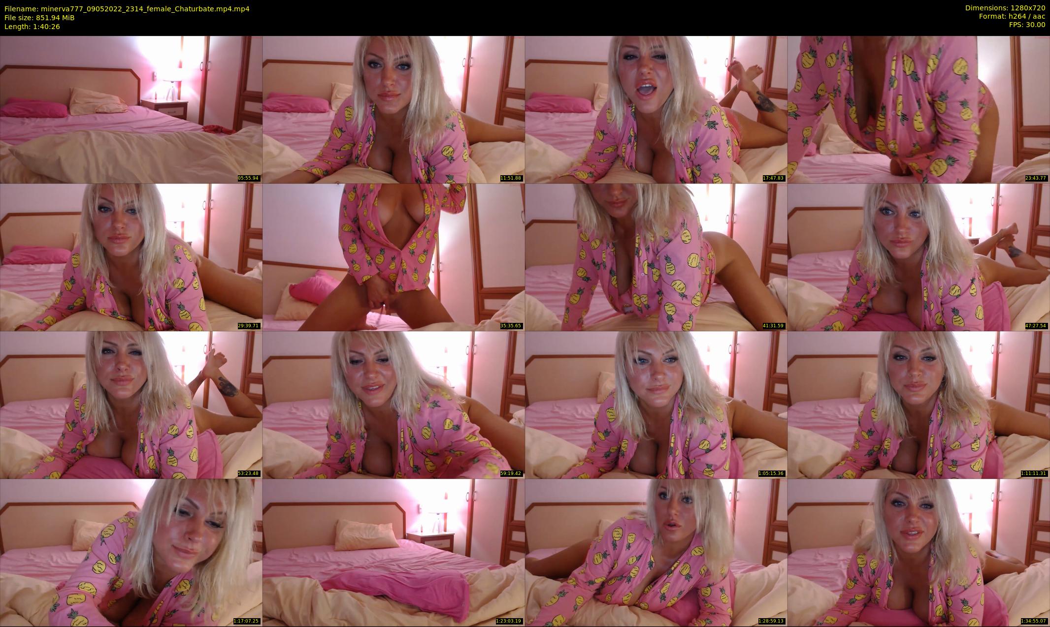 minerva777 — 101 minute Chaturbate female cam show recording, 720p, May 9, 2022