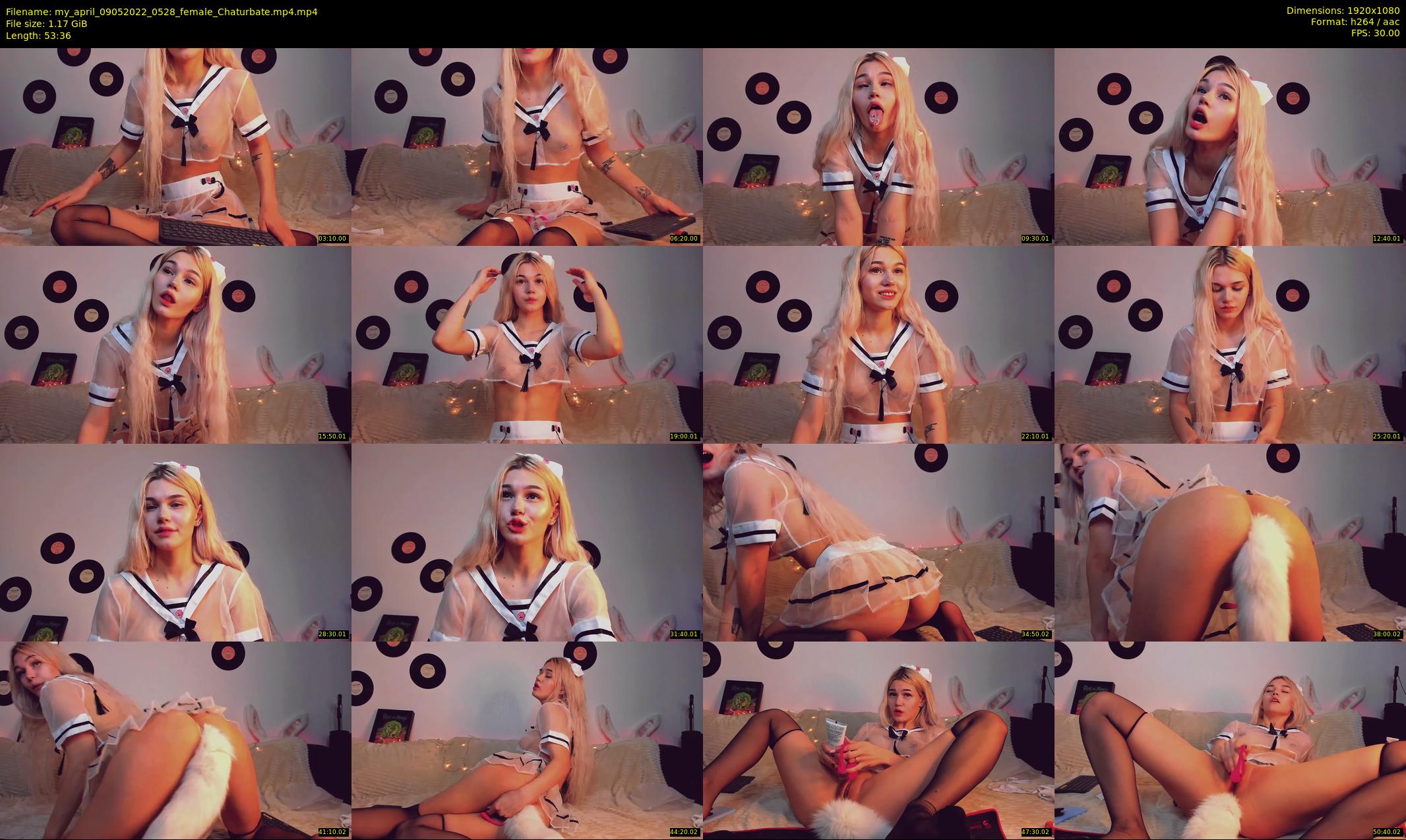 my_april — 54 minute Chaturbate female cam show recording, 1080p, May 9, 2022