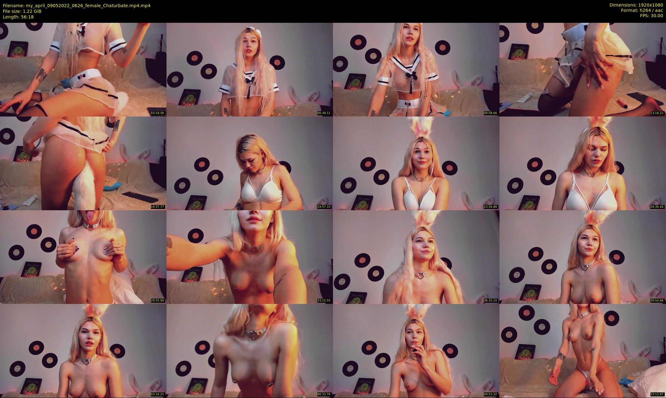 my_april — 57 minute Chaturbate female cam show recording, 1080p, May 9, 2022