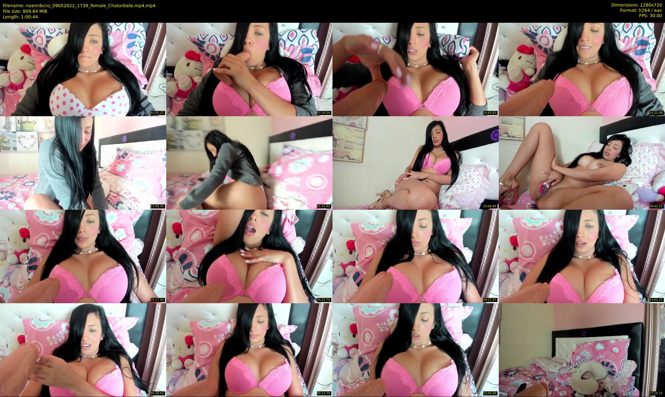 noemibcnz — 61 minute Chaturbate couple cam show recording, 720p, May 9, 2022