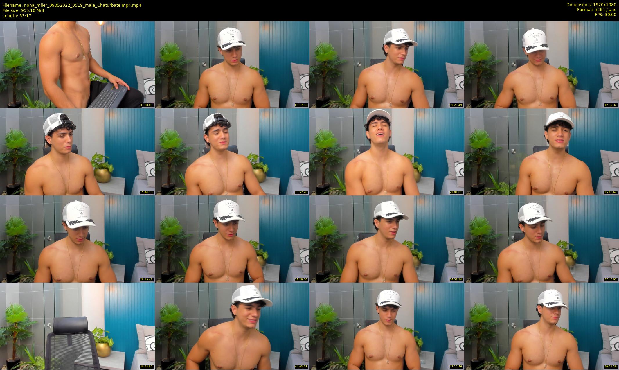 noha_miler — 54 minute Chaturbate male cam show recording, 1080p, May 9, 2022