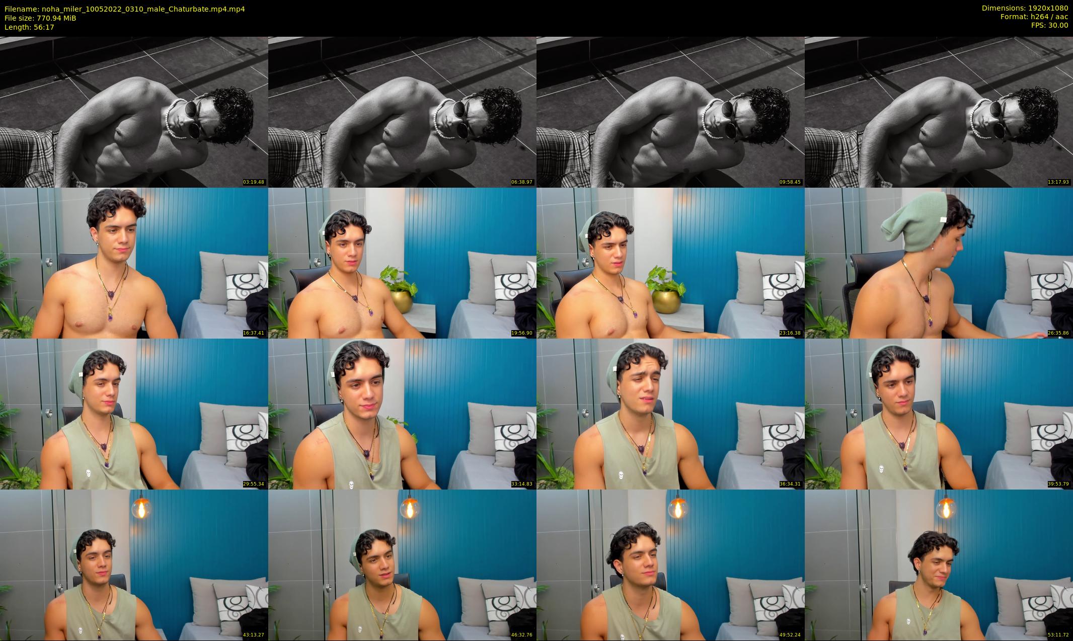 noha_miler — 57 minute Chaturbate male cam show recording, 1080p, May 10, 2022