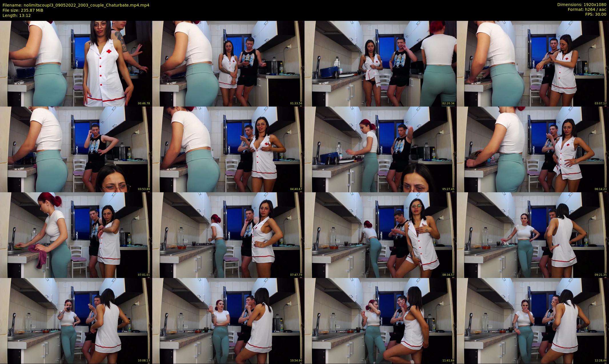 nolimitscoupl3 — 14 minute Chaturbate couple cam show recording, 1080p, May 9, 2022