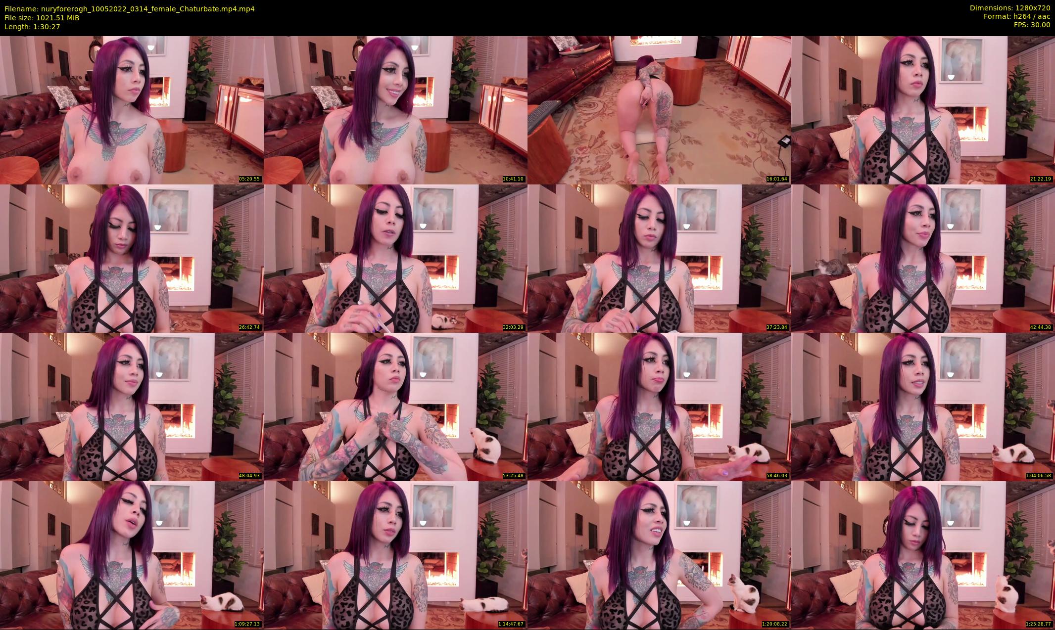 nuryforerogh — 91 minute Chaturbate female cam show recording, 720p, May 10, 2022