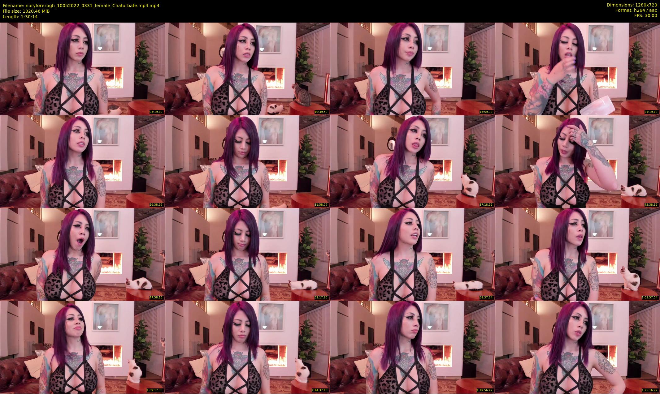 nuryforerogh — 91 minute Chaturbate female cam show recording, 720p, May 10, 2022