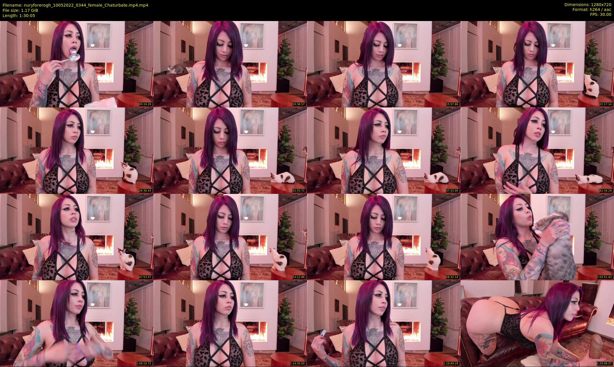 nuryforerogh — 91 minute Chaturbate female cam show recording, 720p, May 10, 2022