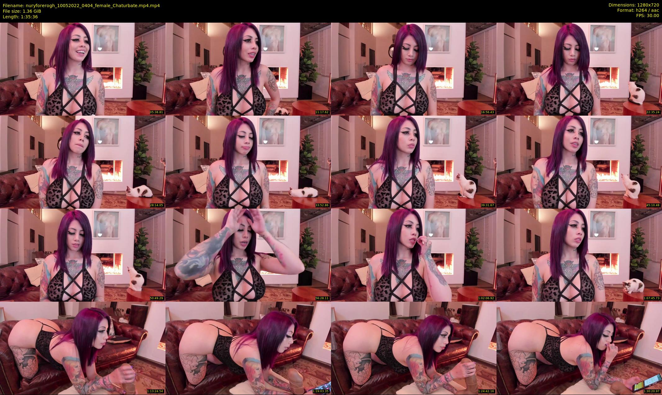 nuryforerogh — 96 minute Chaturbate female cam show recording, 720p, May 10, 2022