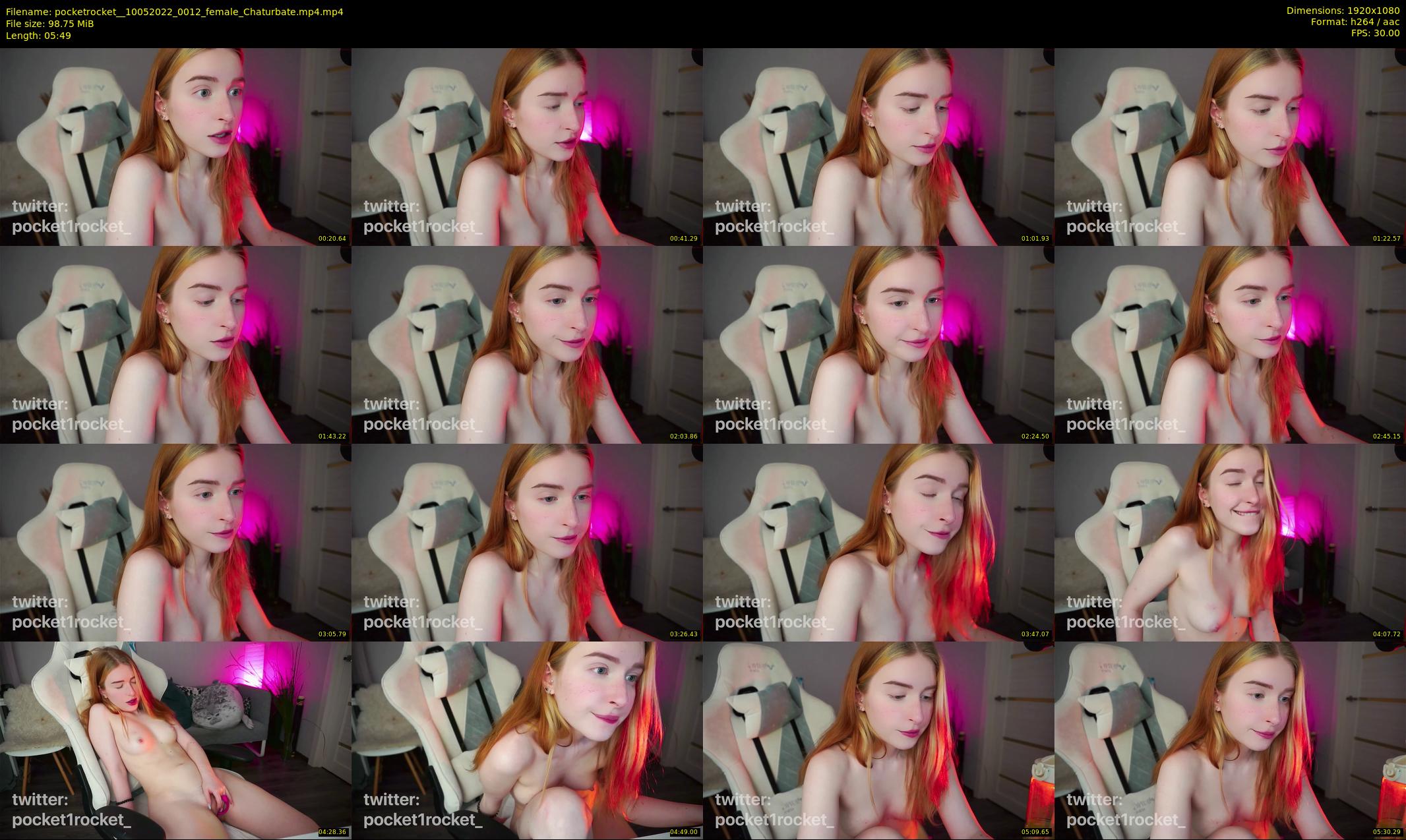 pocketrocket_ — 6 minute Chaturbate female cam show recording, 1080p, May 10, 2022