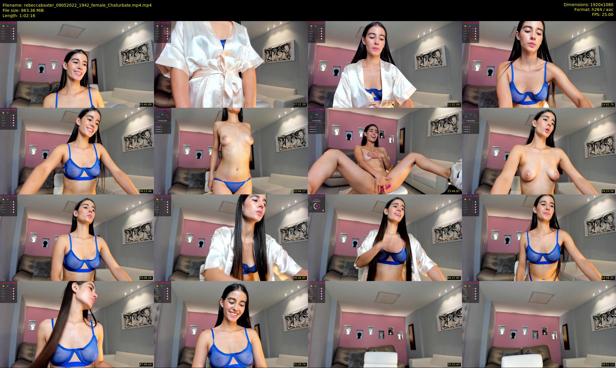 rebeccabaxter — 63 minute Chaturbate female cam show recording, 1080p, May 9, 2022